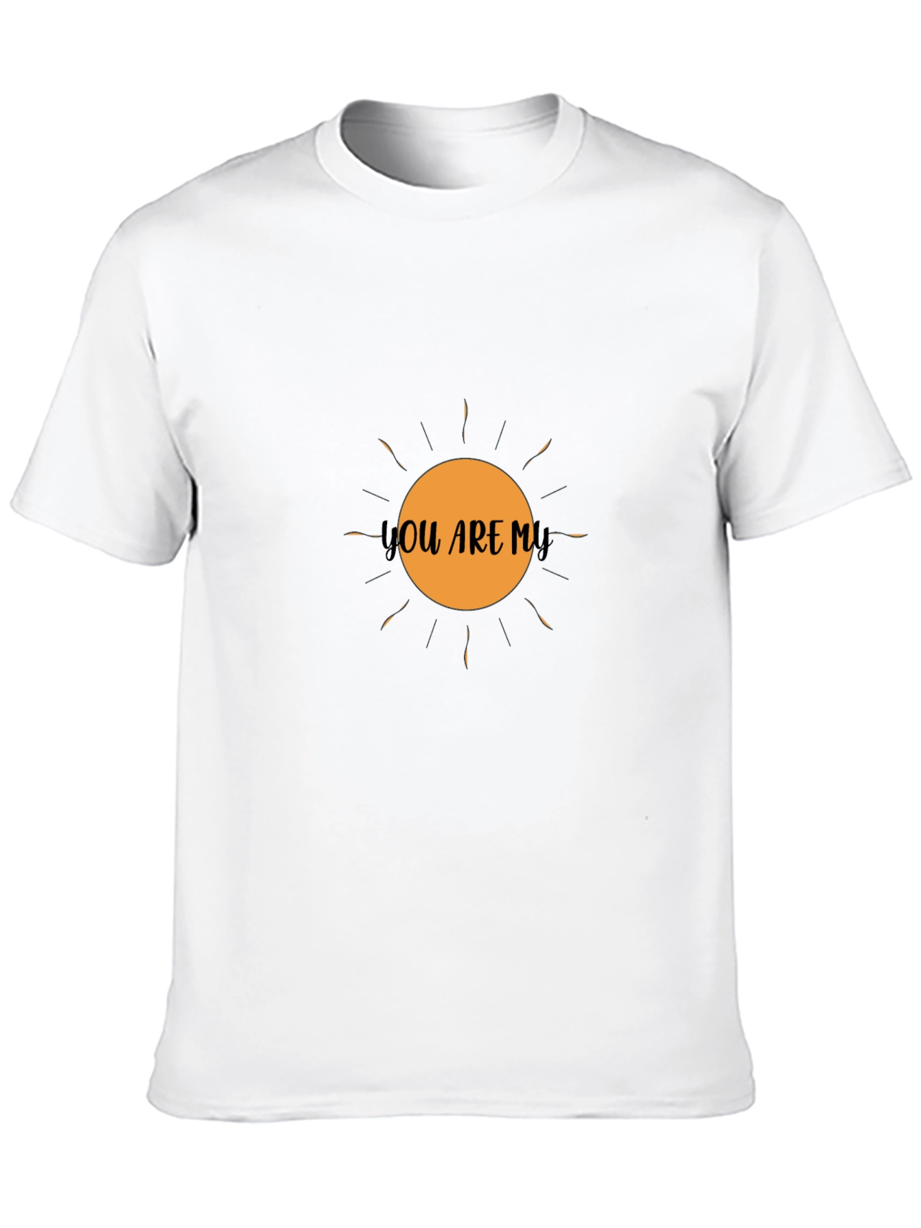 Black You are My Sunshine Black Graphic Tee view 10