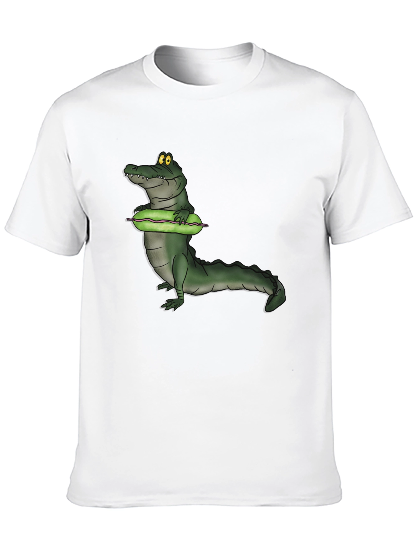 Black Crocodile Cucumber T-Shirt - Funny Graphic Tee view 10