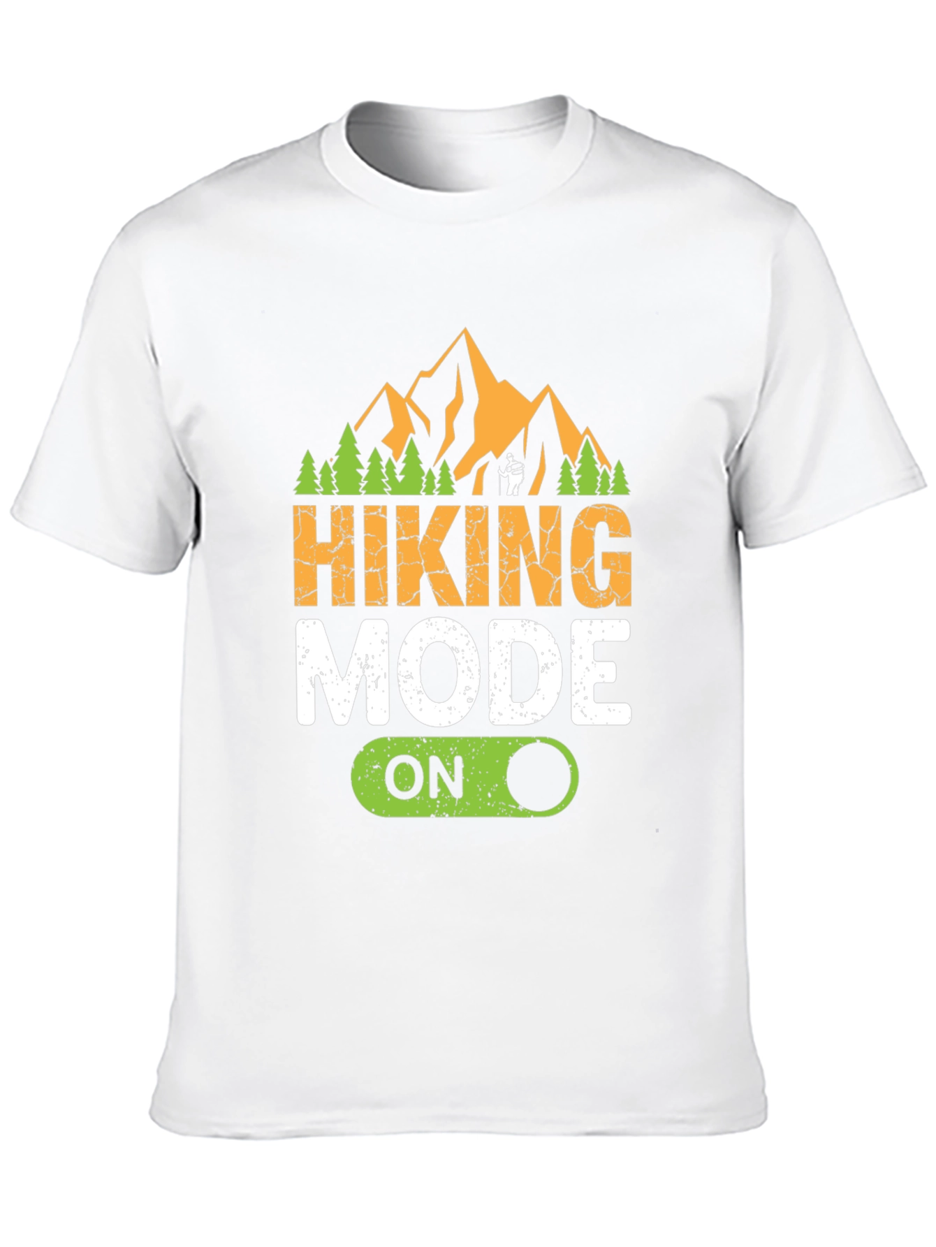 Black Hiking Mode On Graphic Tee - Adventure Ready! view 10