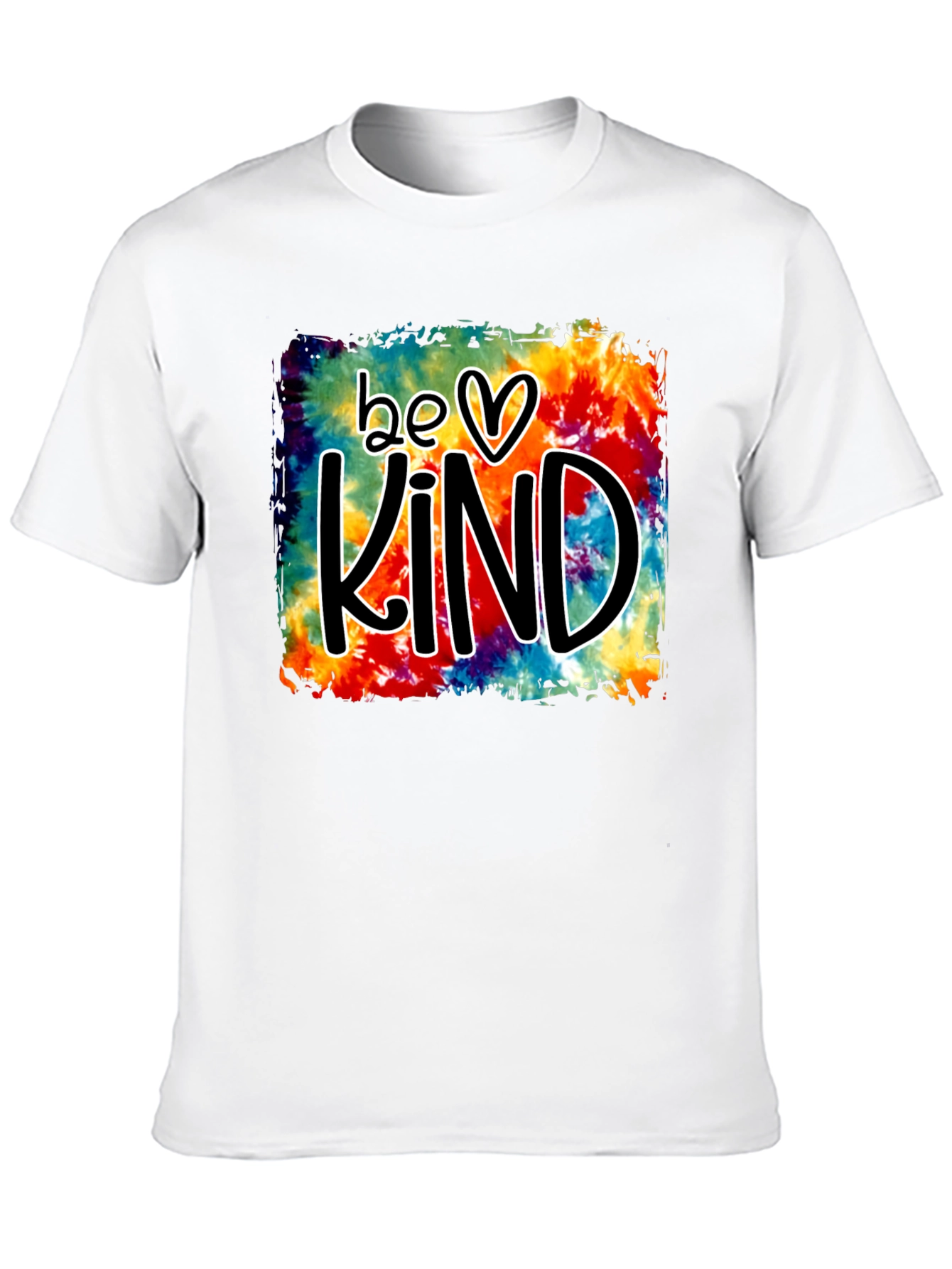 Black Be Kind Tie-Dye Graphic T-Shirt view 10