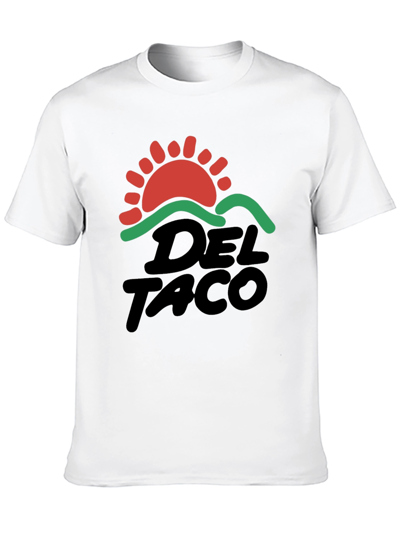 Black Del Taco Graphic T-Shirt Black Cotton Blend view 10
