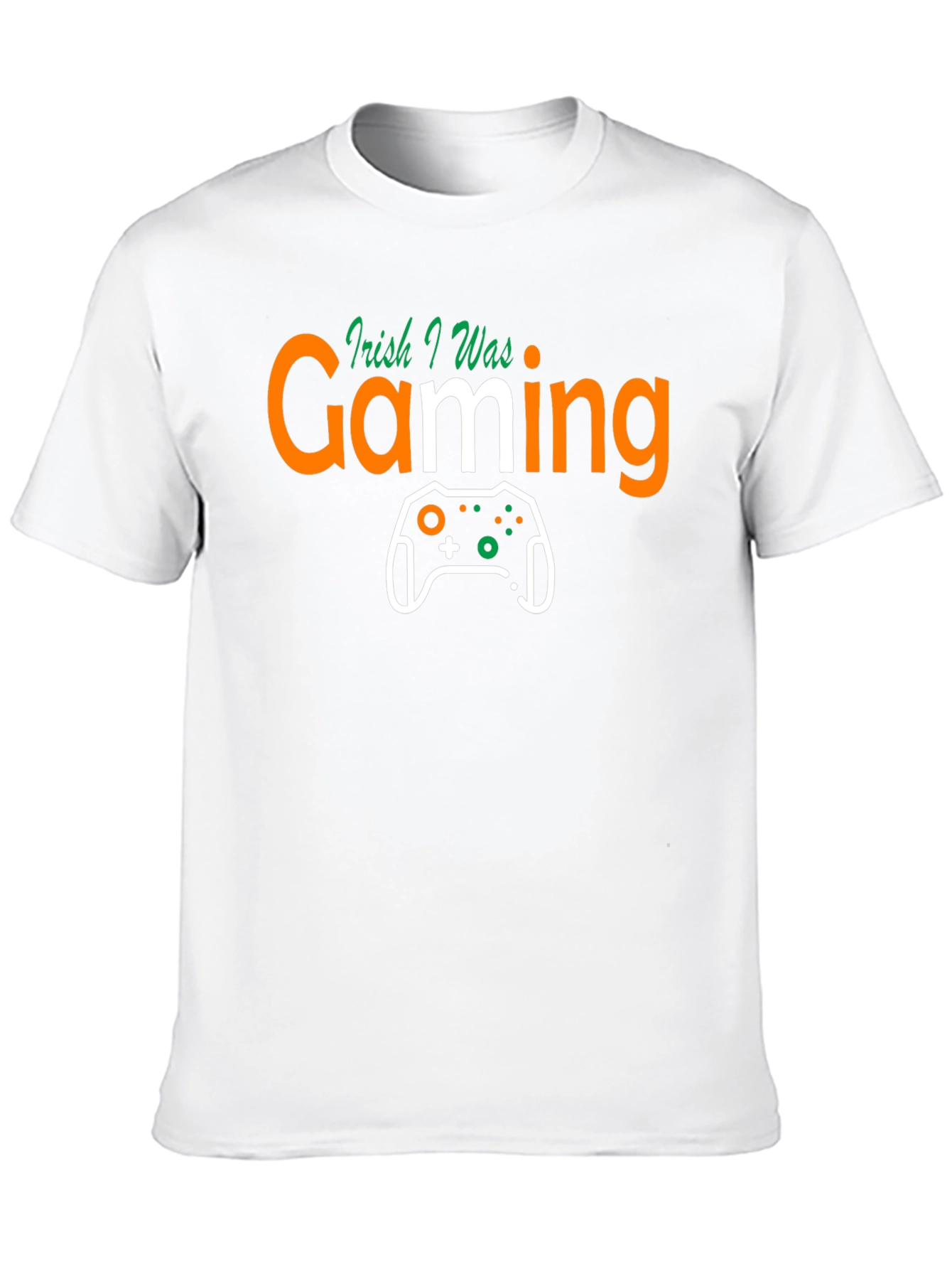 Black Irish I Was Gaming T-Shirt, St. Patrick's Day view 10