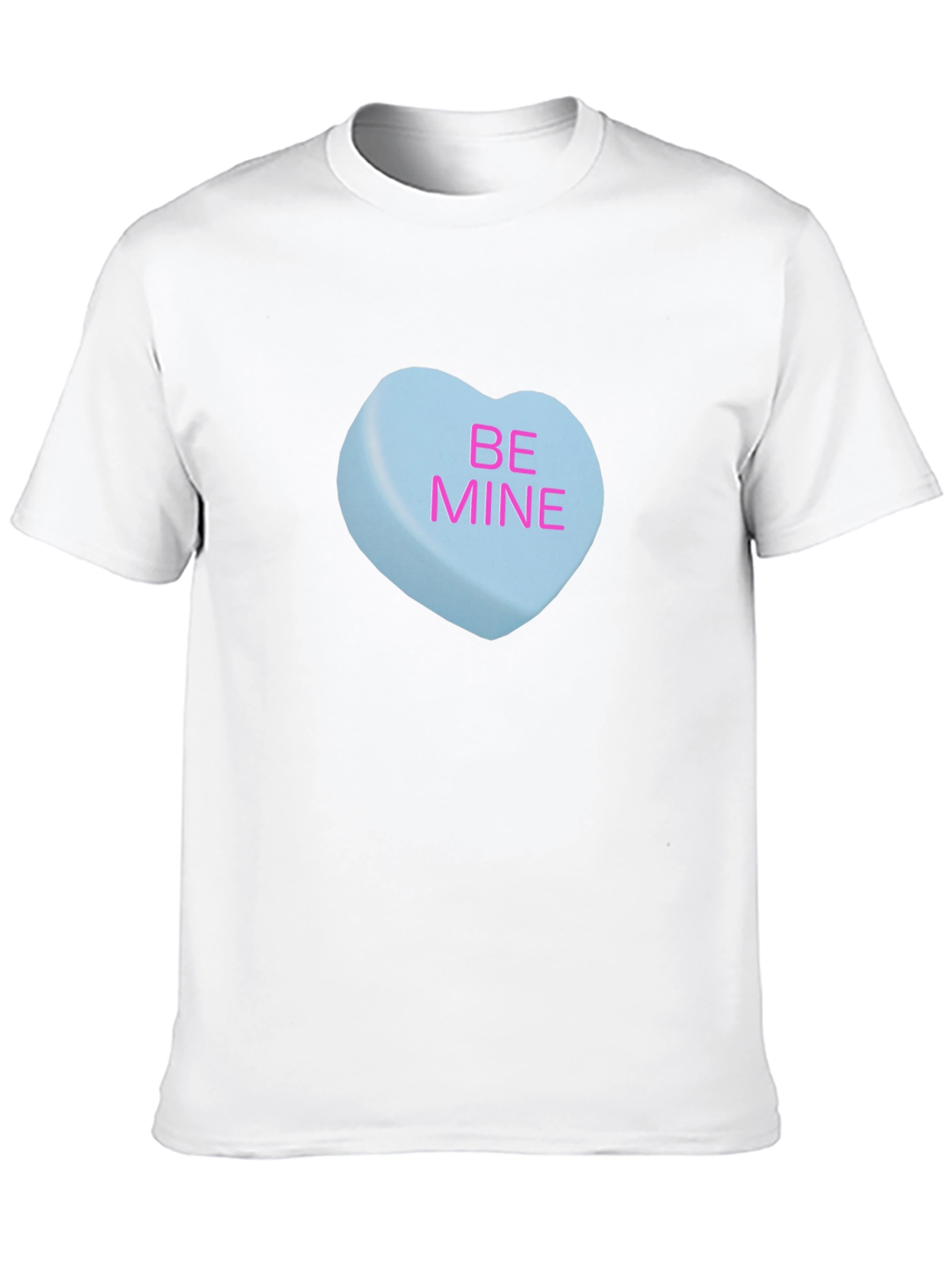 Black Be Mine Heart Candy Graphic T-Shirt view 10
