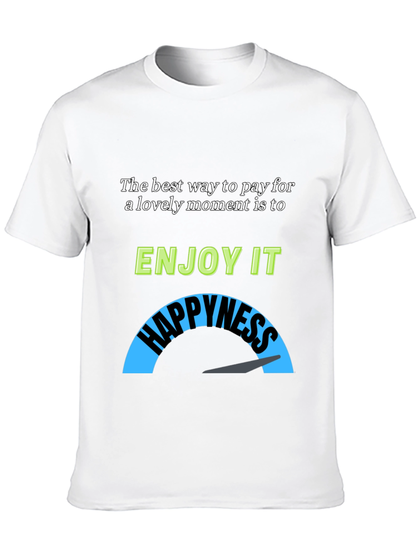 Black Enjoy It T-Shirt view 10