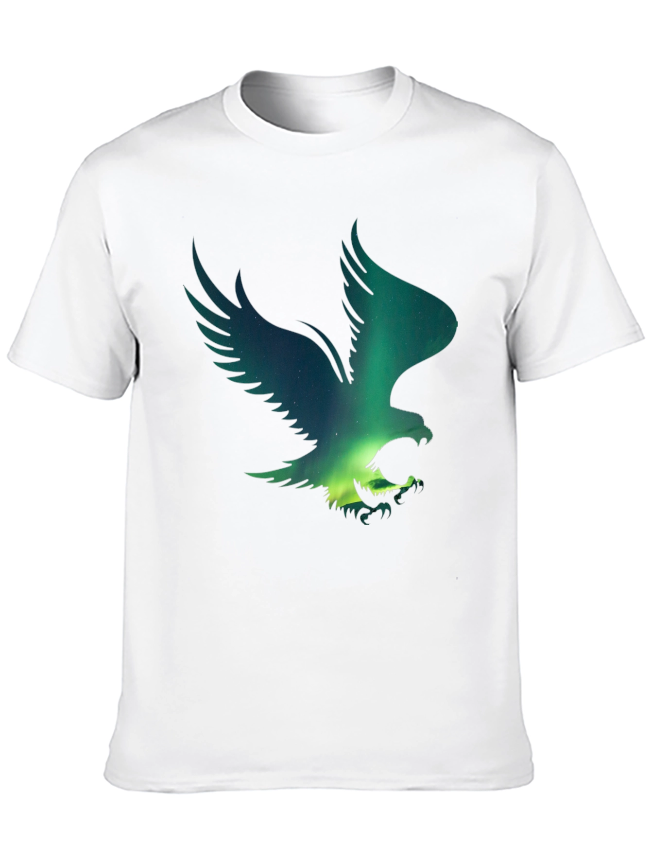 Black Eagle Aurora Graphic T-Shirt view 10