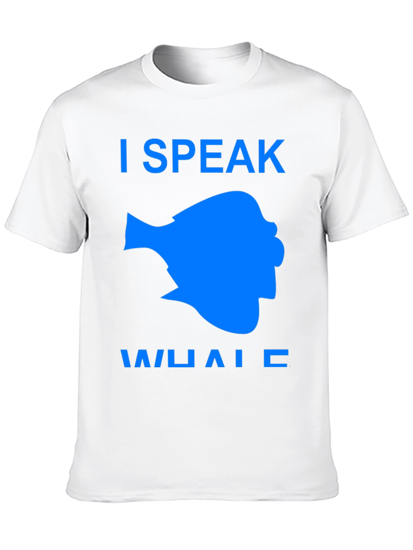 Black I Speak Whale Graphic T-Shirt view 10