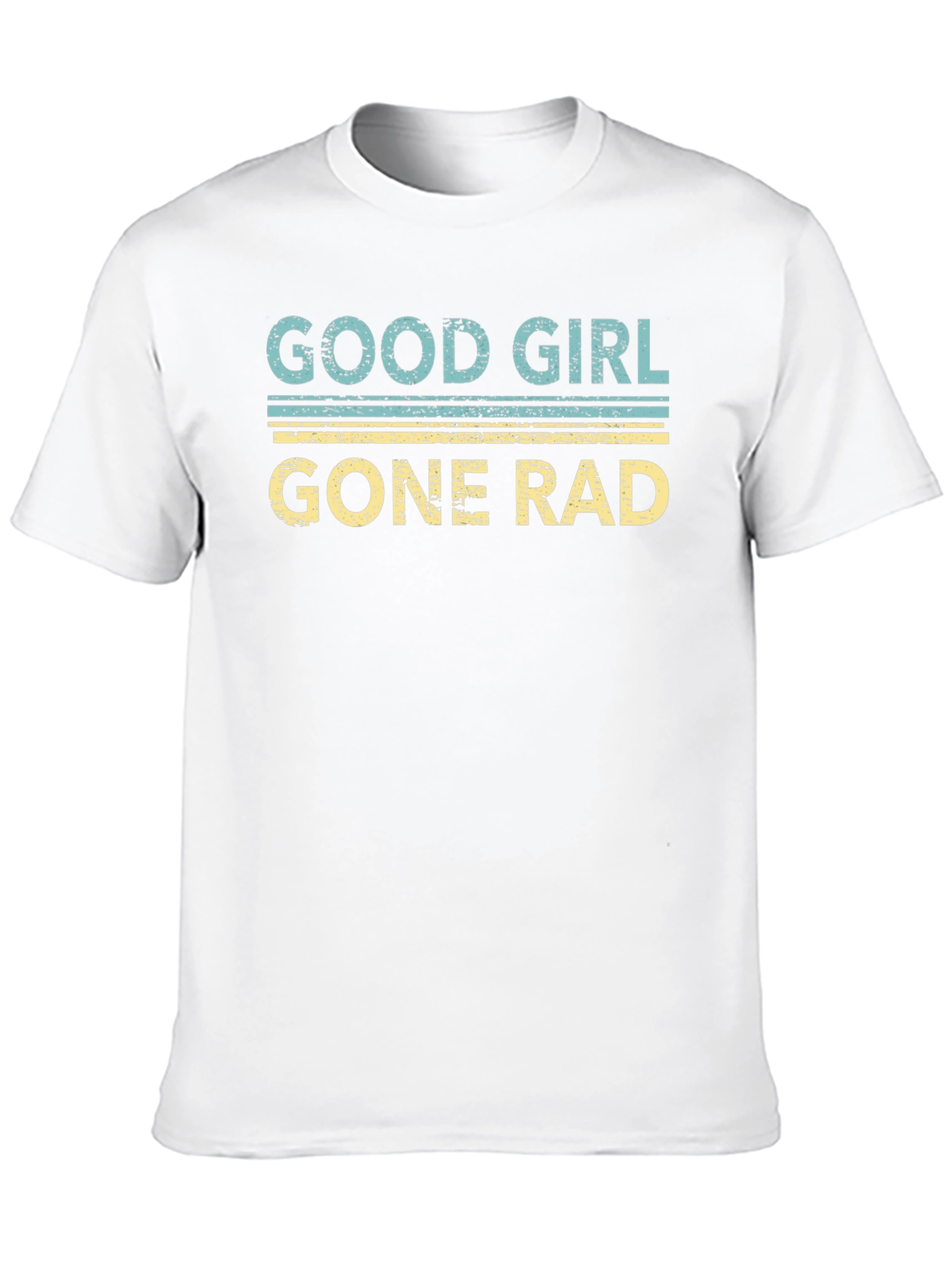 Black Good Girl Gone Rad Black Graphic Tee Shirt view 10