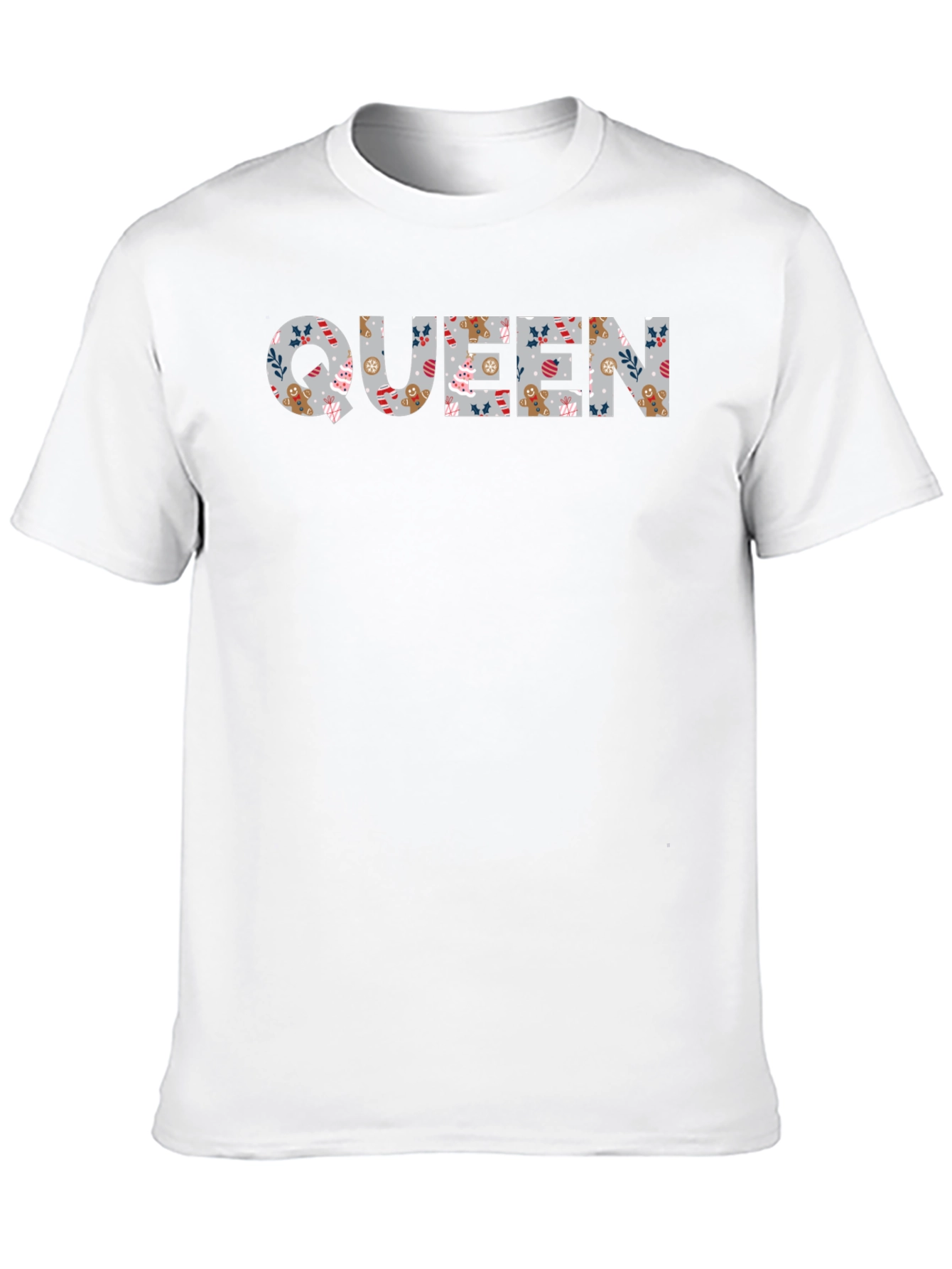 Black Queen Gingerbread Holiday T-Shirt view 10