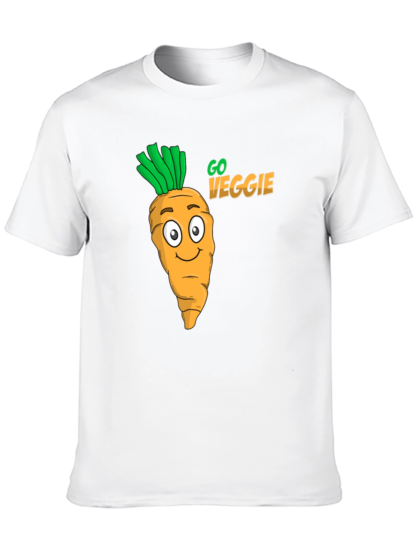 Black Go Veggie Black Graphic Tee view 10