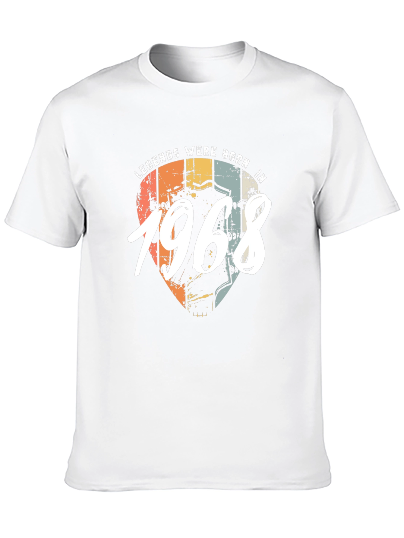 Black Legends Born In 1968 Black T-Shirt view 10