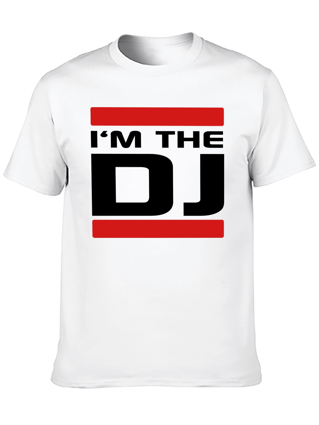 Black I'm The DJ Graphic Tee - Black Cotton Blend view 10