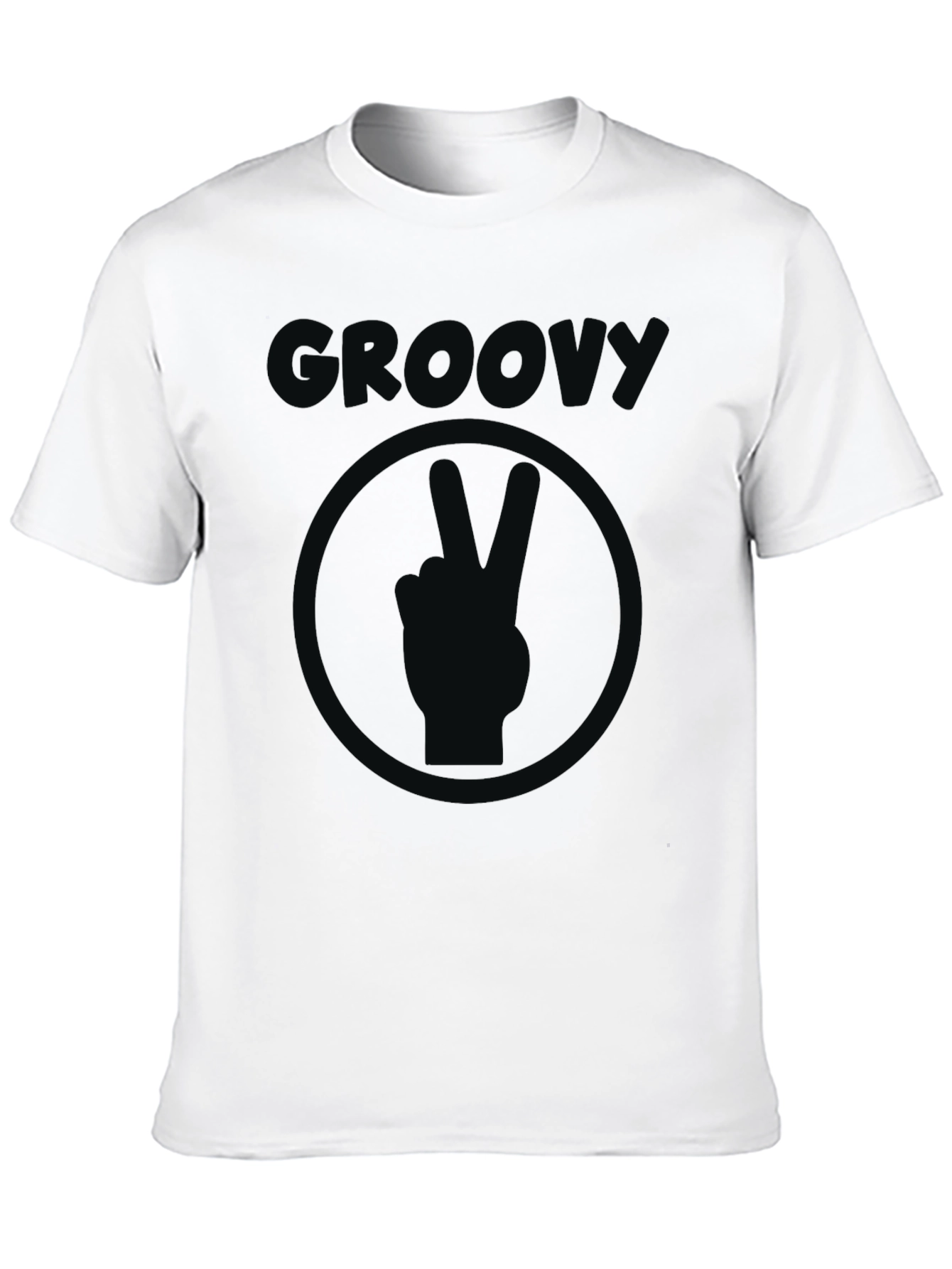 Black Groovy Graphic Tee - Black T-Shirt view 10