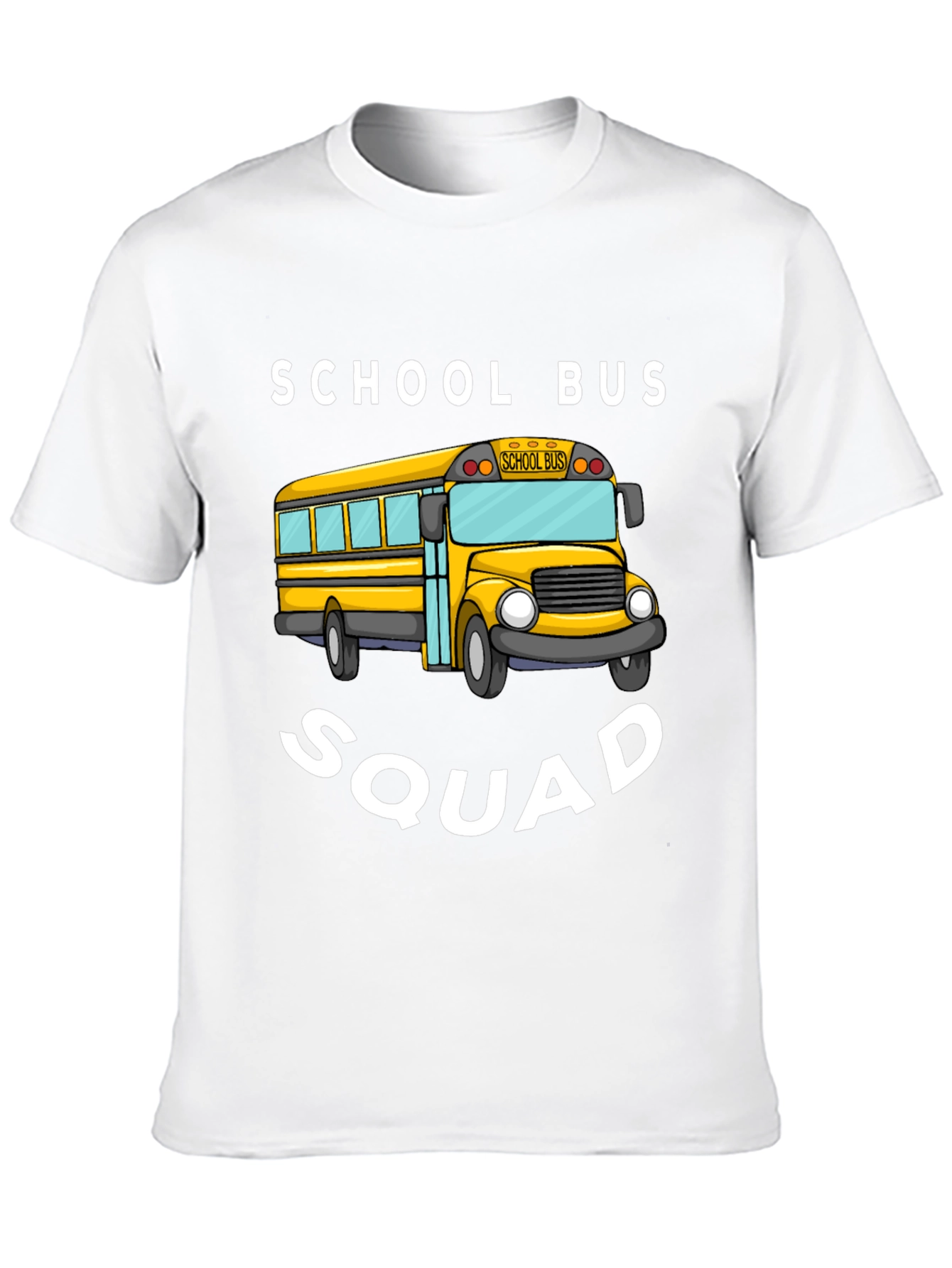 Black School Bus Squad T-Shirt view 10