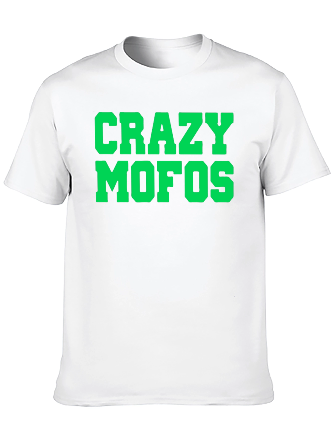 Black Crazy Mofos Graphic Tee - Bold Statement T-Shirt view 10