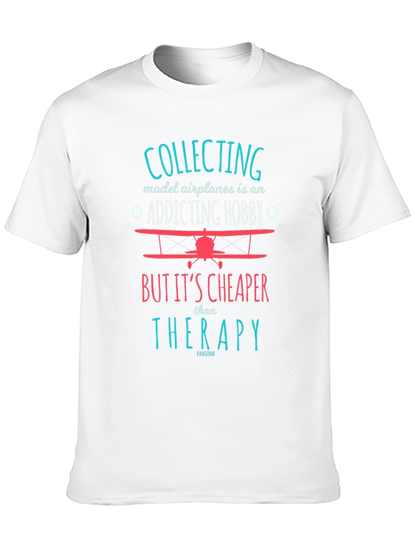 Black Model Airplane Hobby T-Shirt: Cheaper Than Therapy! view 10