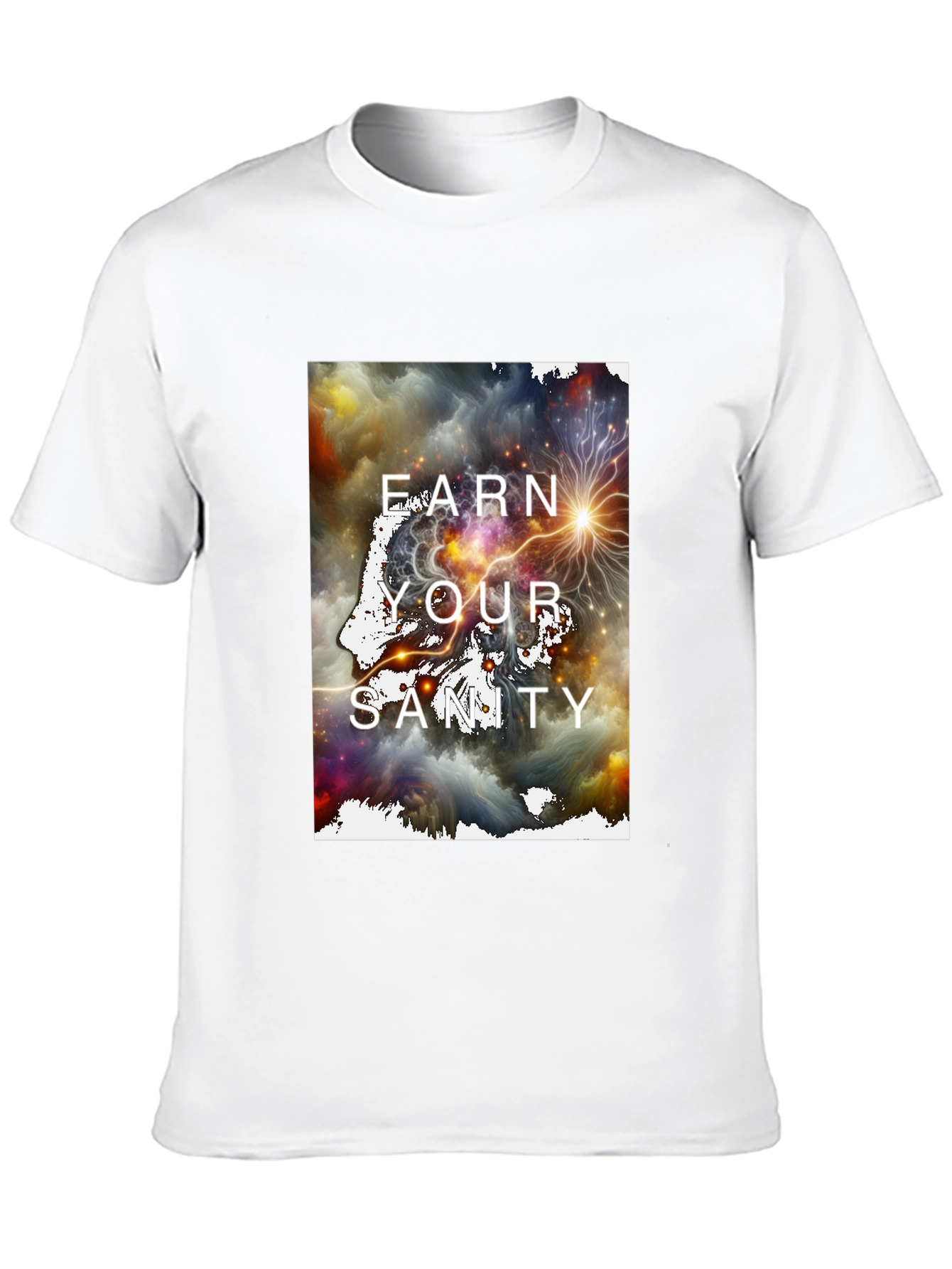 Black Earn Your Sanity Graphic T-Shirt view 10