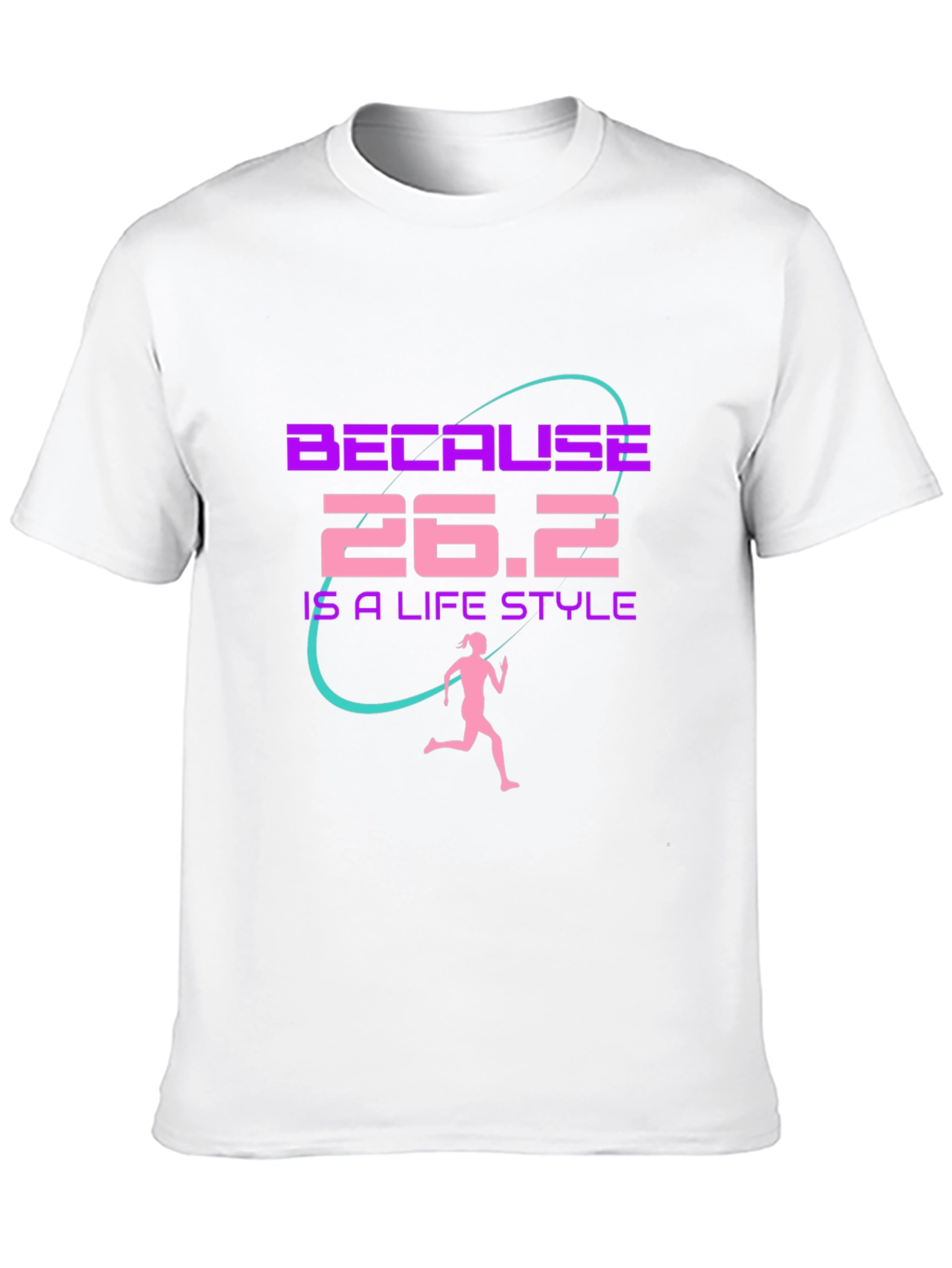 Black 26.2 Marathon Lifestyle T-Shirt - Running Apparel view 10