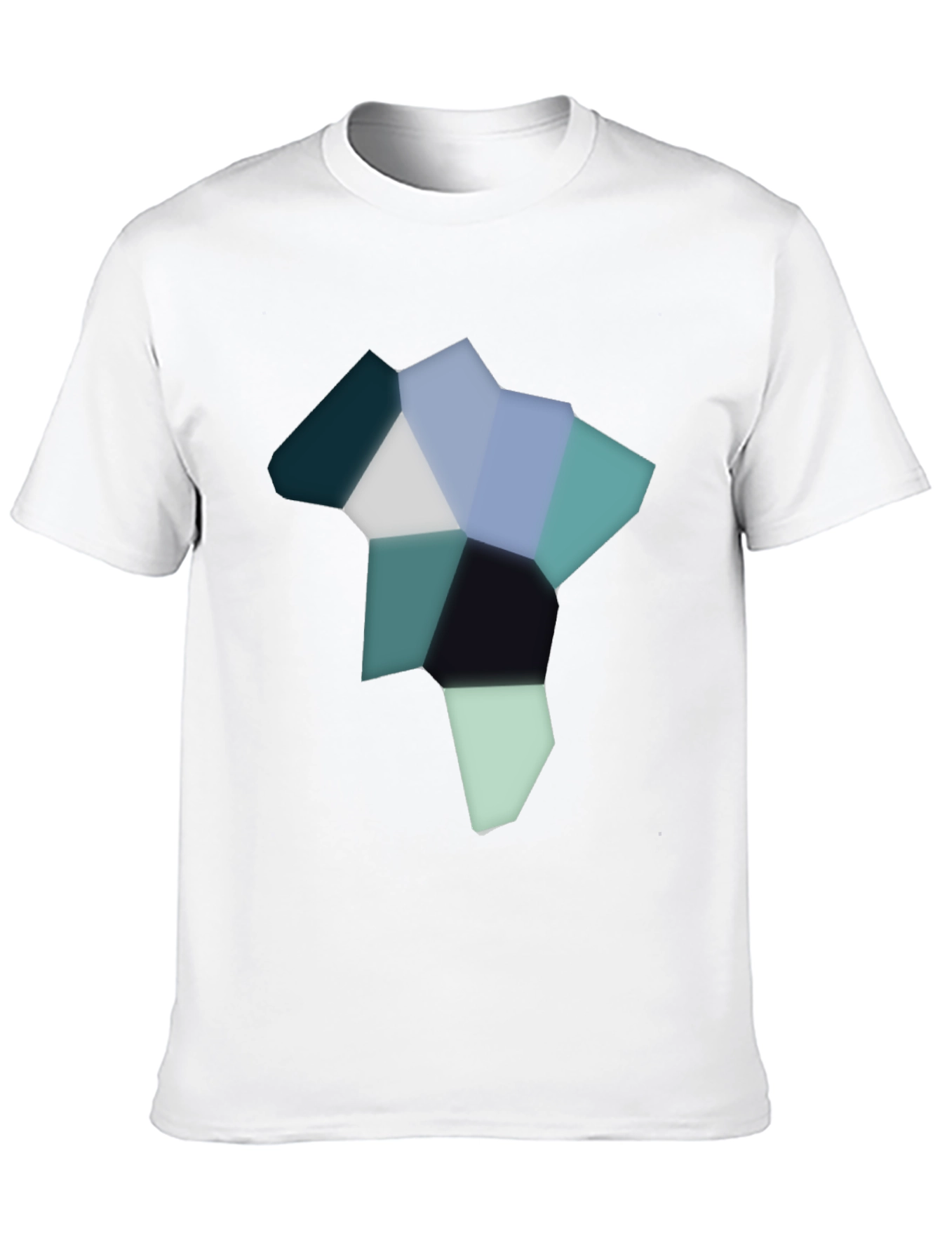 Black Abstract Geometric Graphic Tee - Modern Style view 10