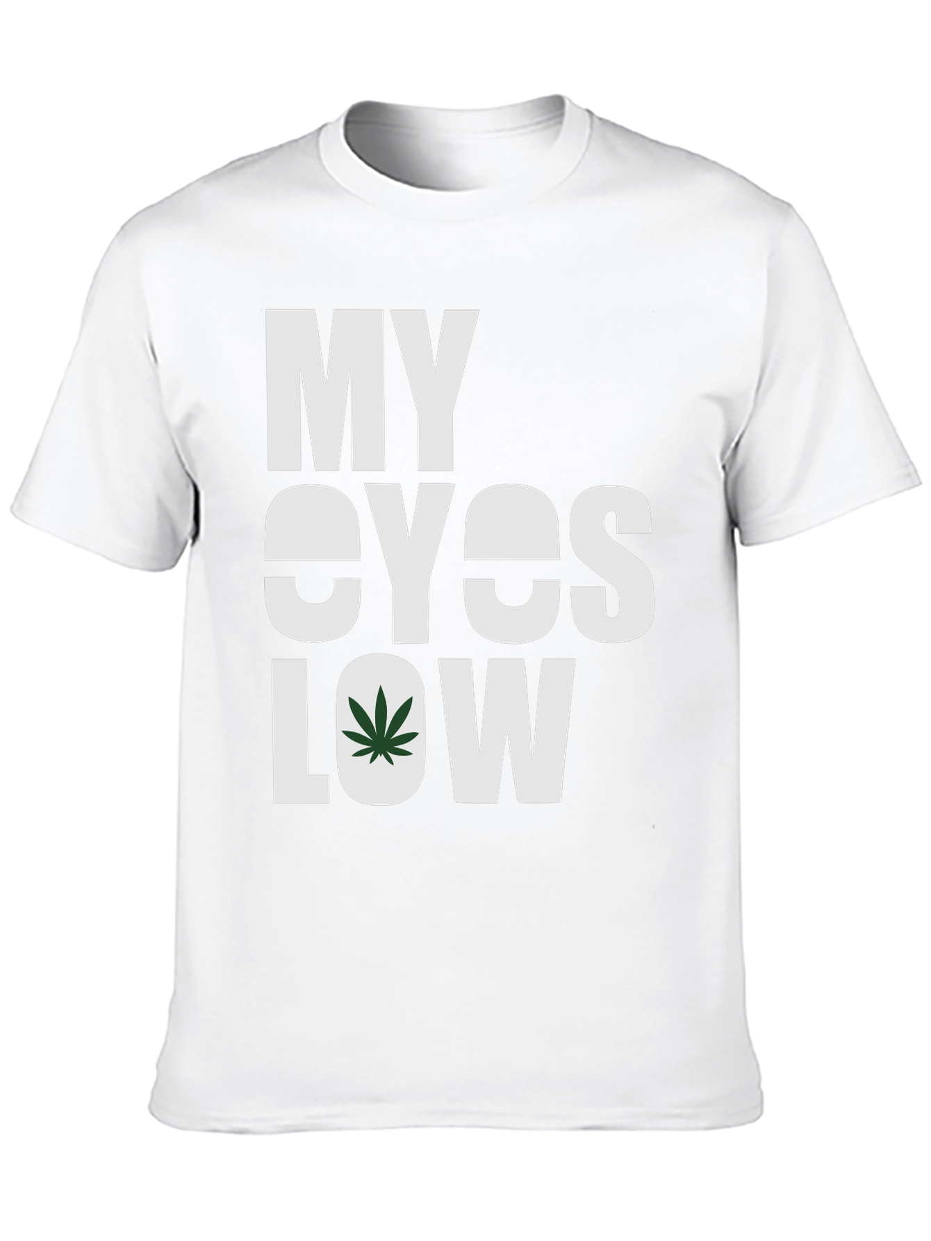 Black My Eyes Low Graphic Tee - Cannabis Inspired view 10