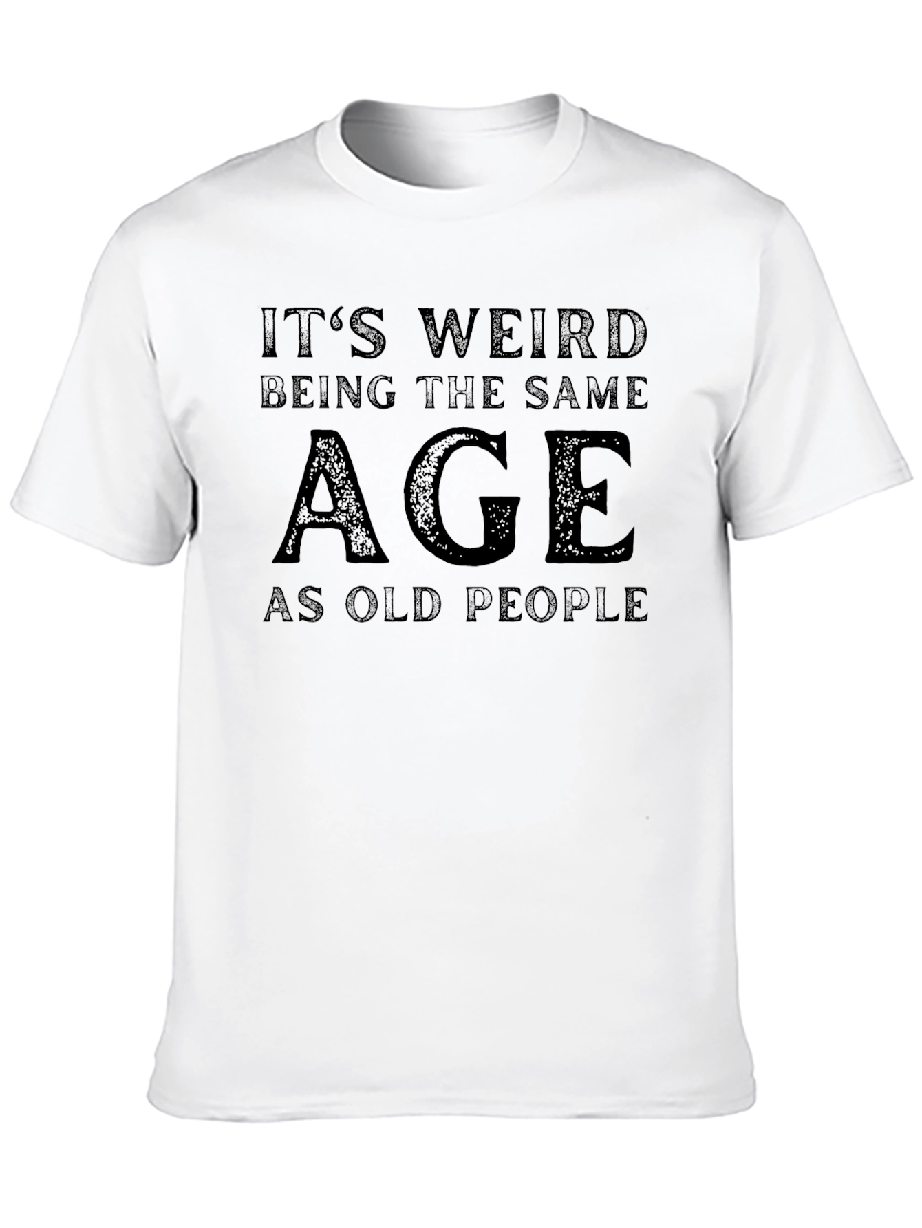 Black Funny Age Graphic T-Shirt - Unisex view 10