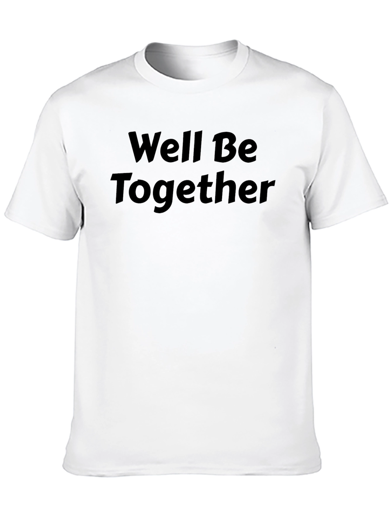 Black Well Be Together Black Graphic Tee view 10
