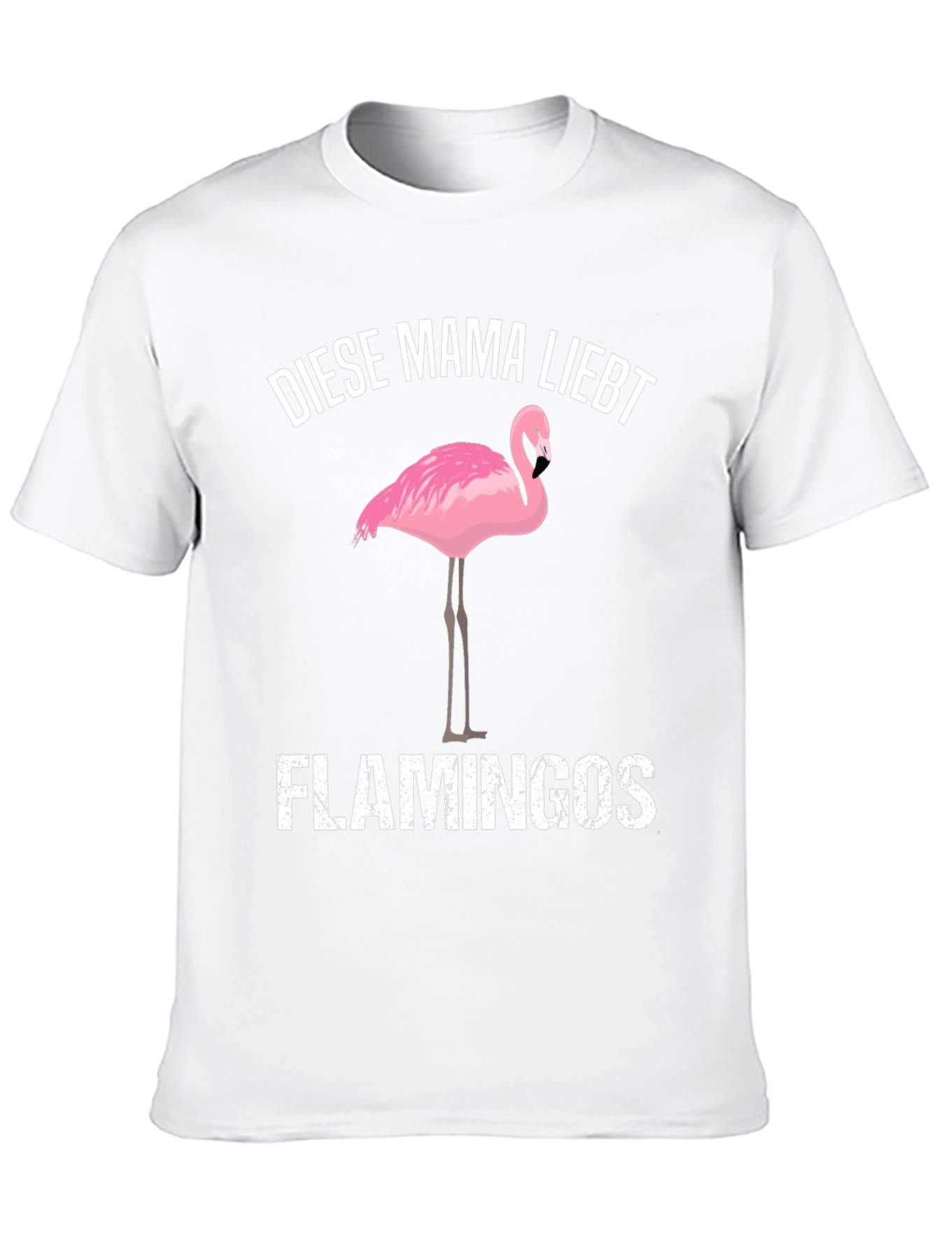 Black Mama Loves Flamingos Graphic T-Shirt view 10