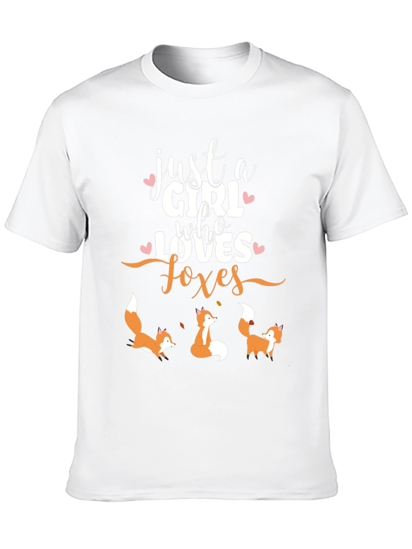 Black Girl Loves Foxes T-Shirt view 10