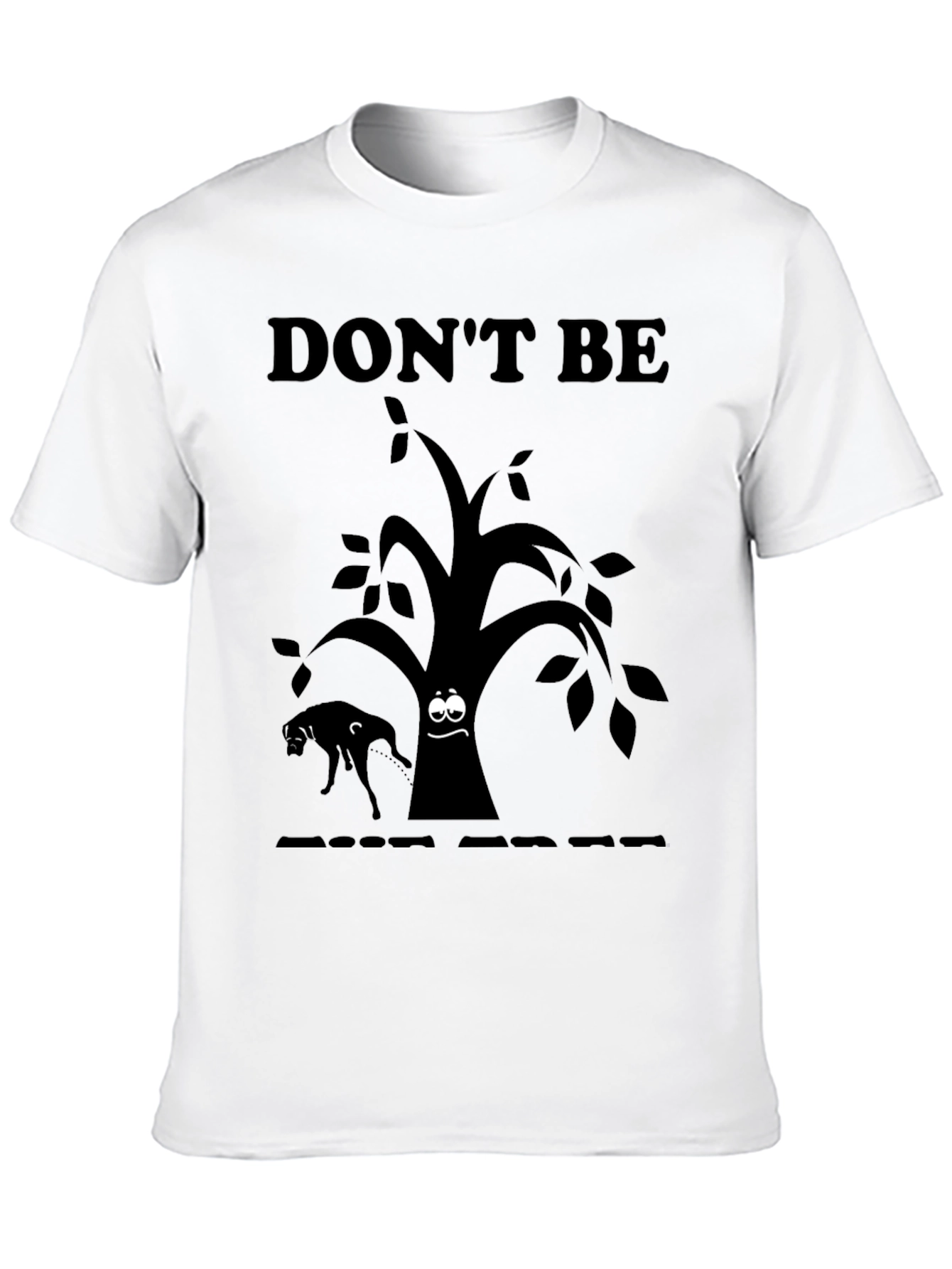 Black Funny Tree Humor T-Shirt - Don't Be Punderestimated Tee view 10