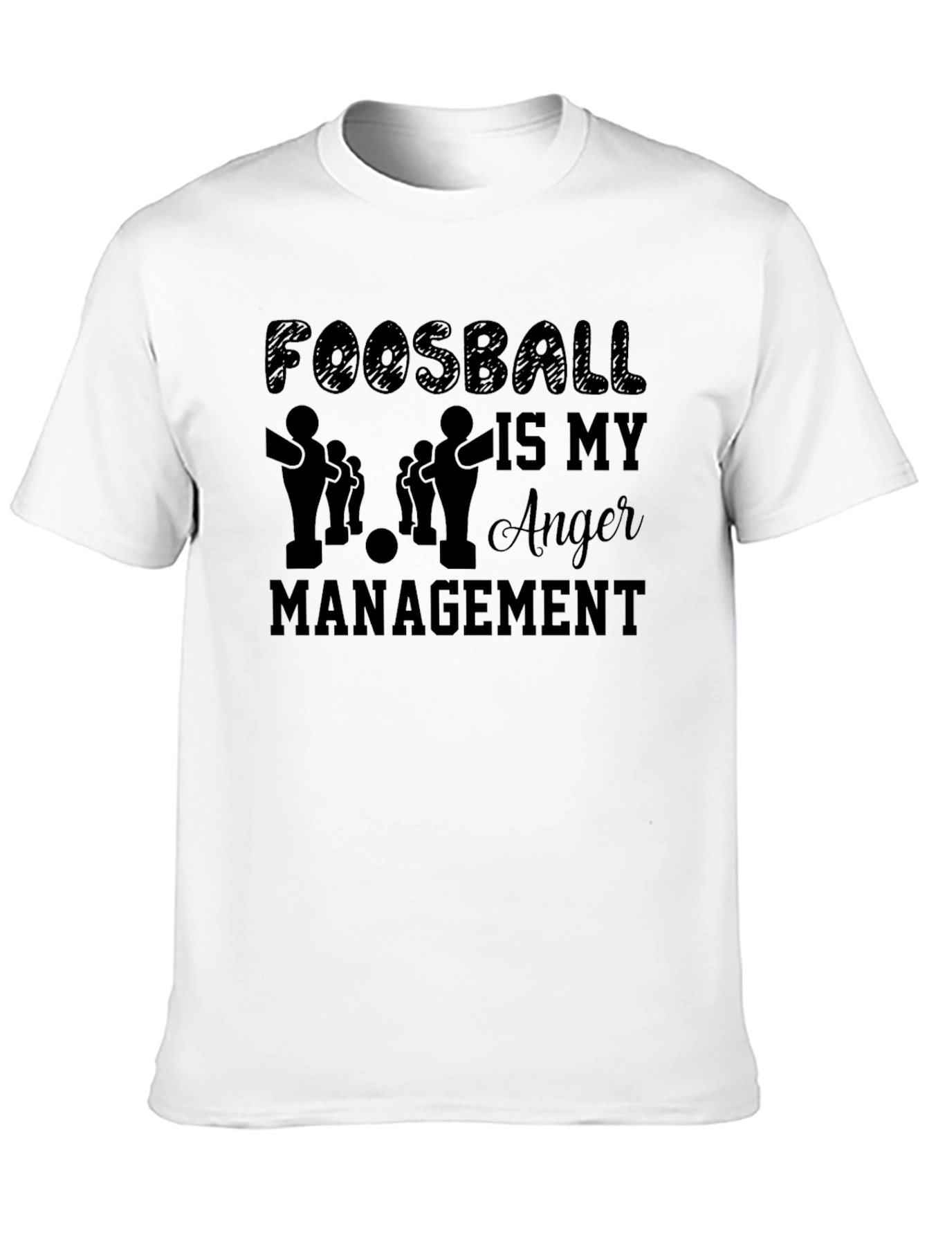 Black Foosball Is My Anger Management T-Shirt view 10