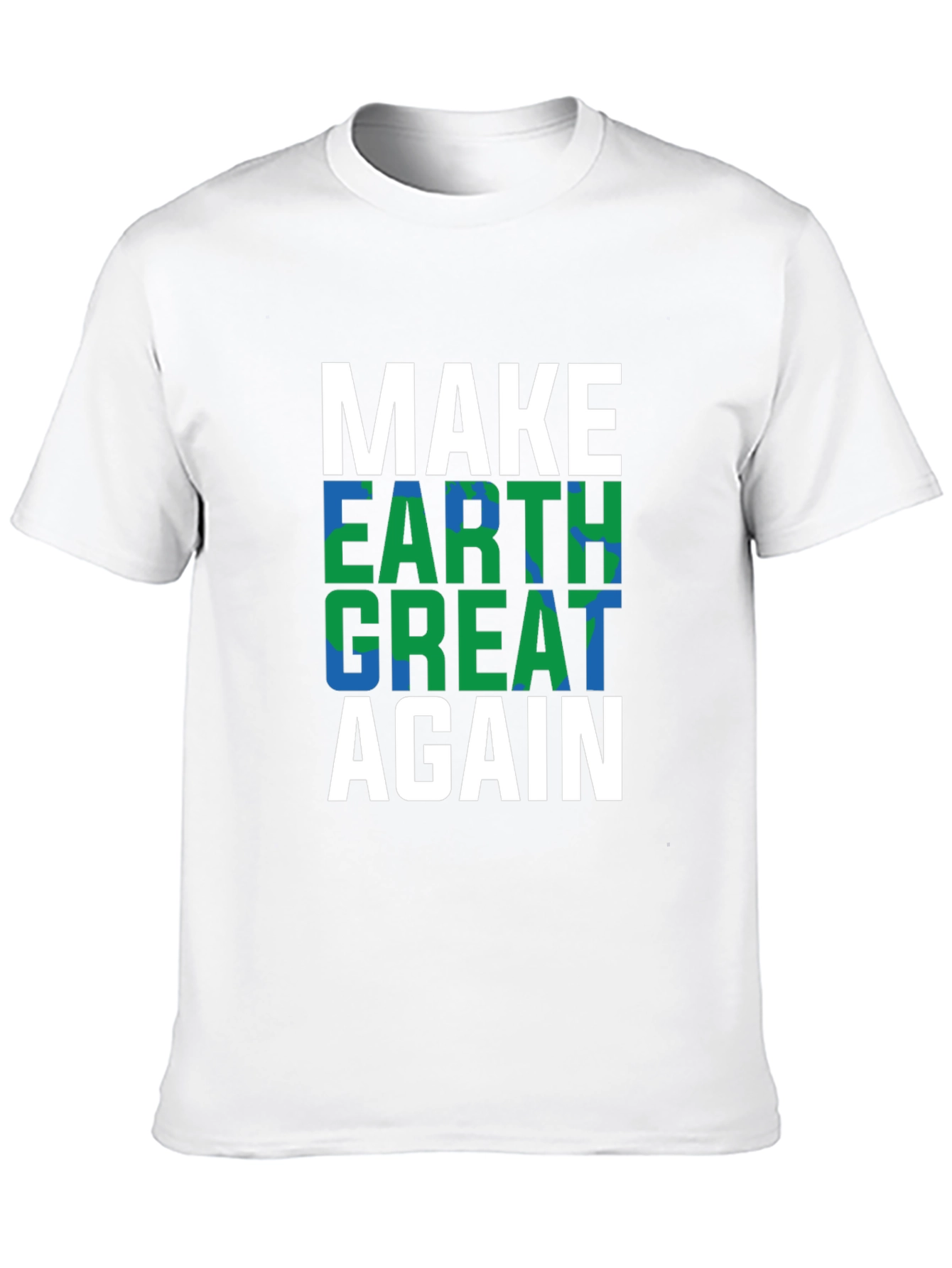 Black Make Earth Great Again T-Shirt view 10