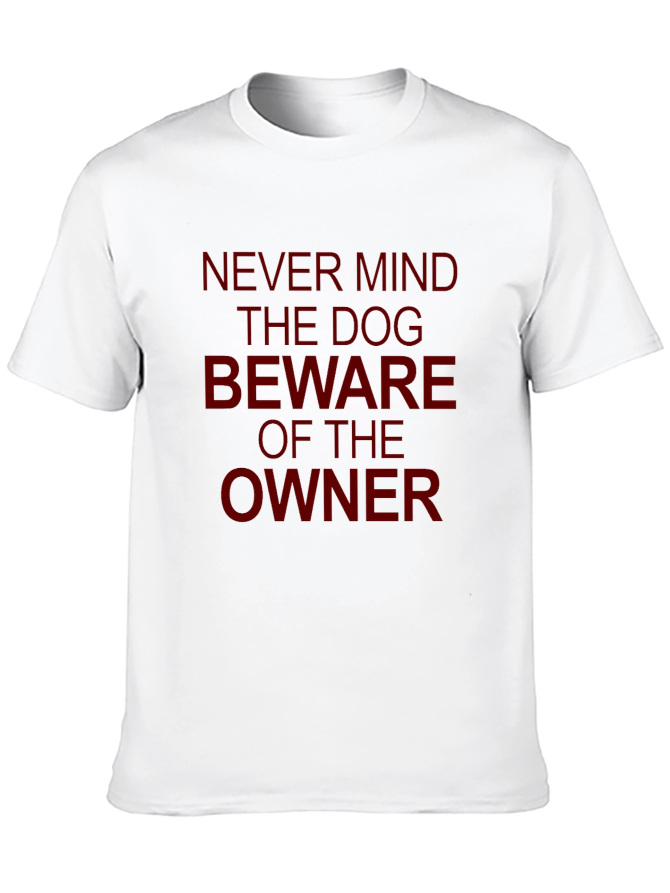 Black Funny Dog Owner Beware Graphic T-Shirt view 10