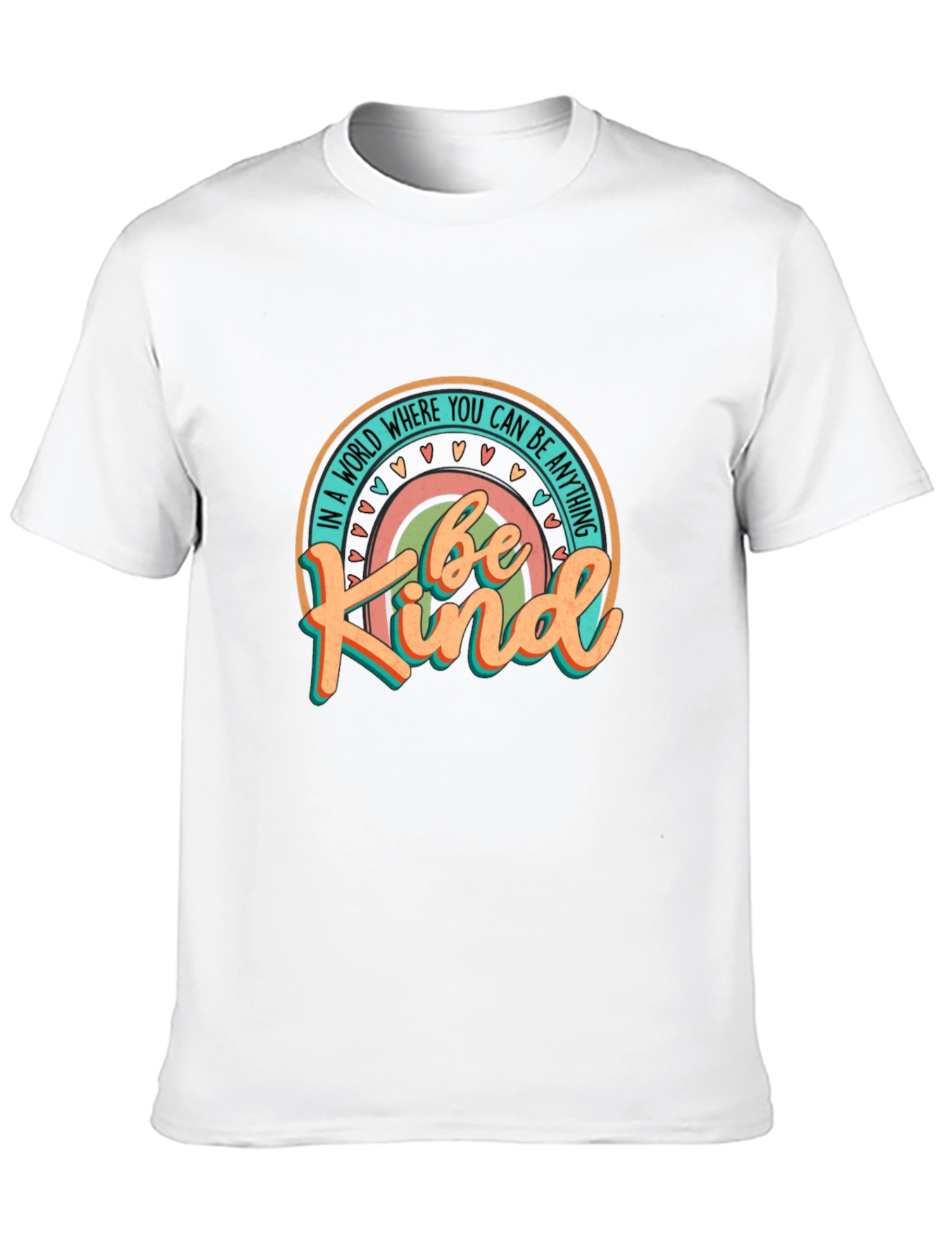 Be Kind Rainbow Graphic Tee - 10