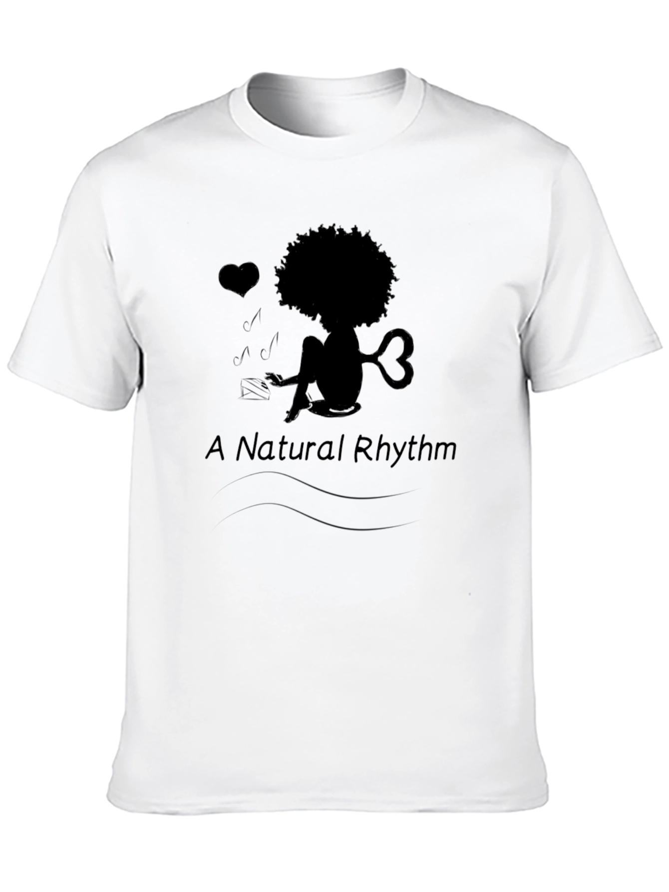 Black Natural Rhythm Graphic Tee - Stylish Comfort view 10