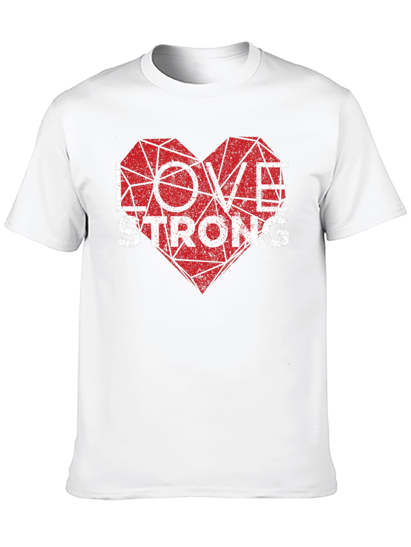 Love Strong Graphic Tee - Men's Black T-Shirt - 10