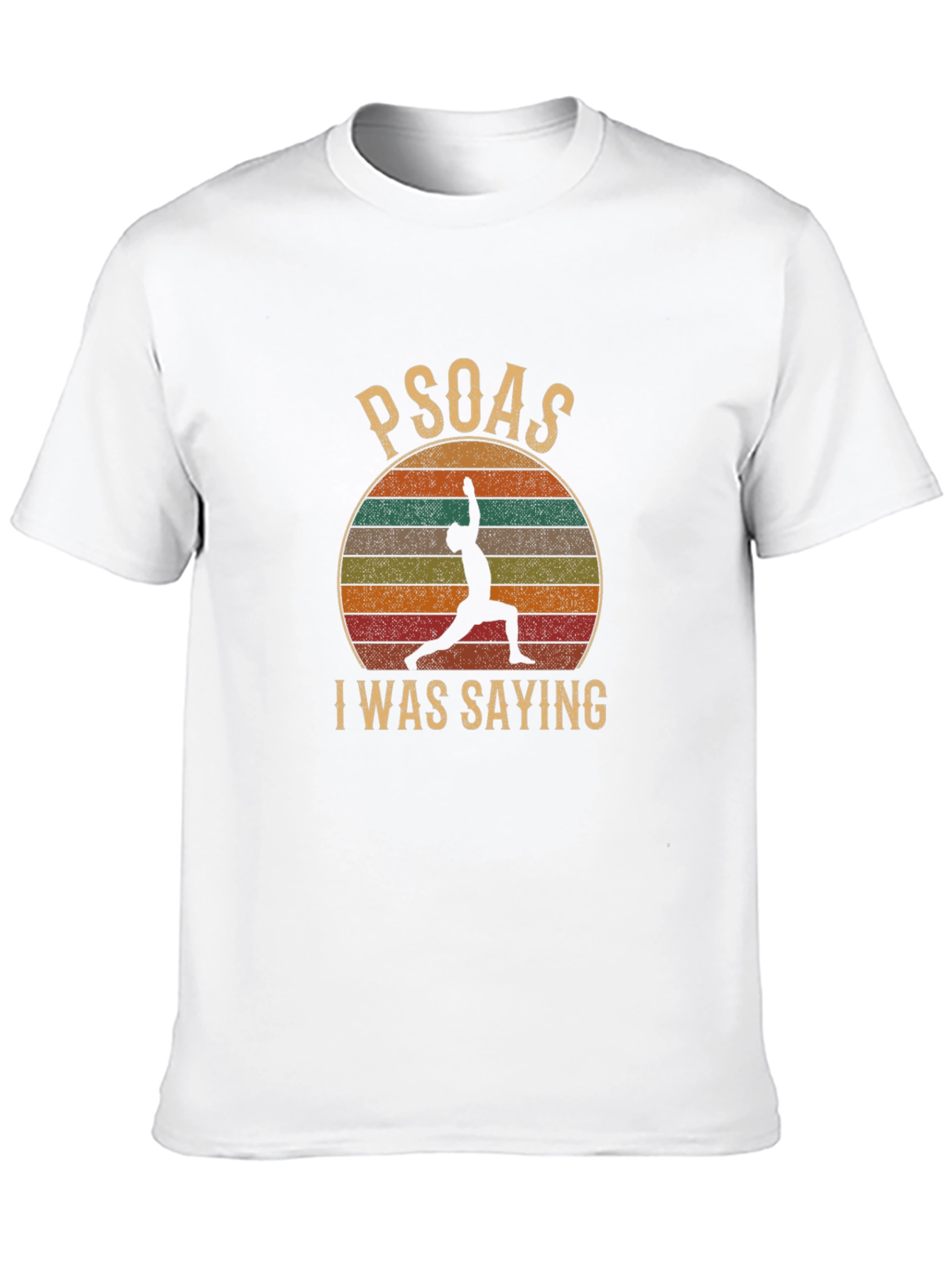 Black Psoas I Was Saying Yoga T-Shirt view 10