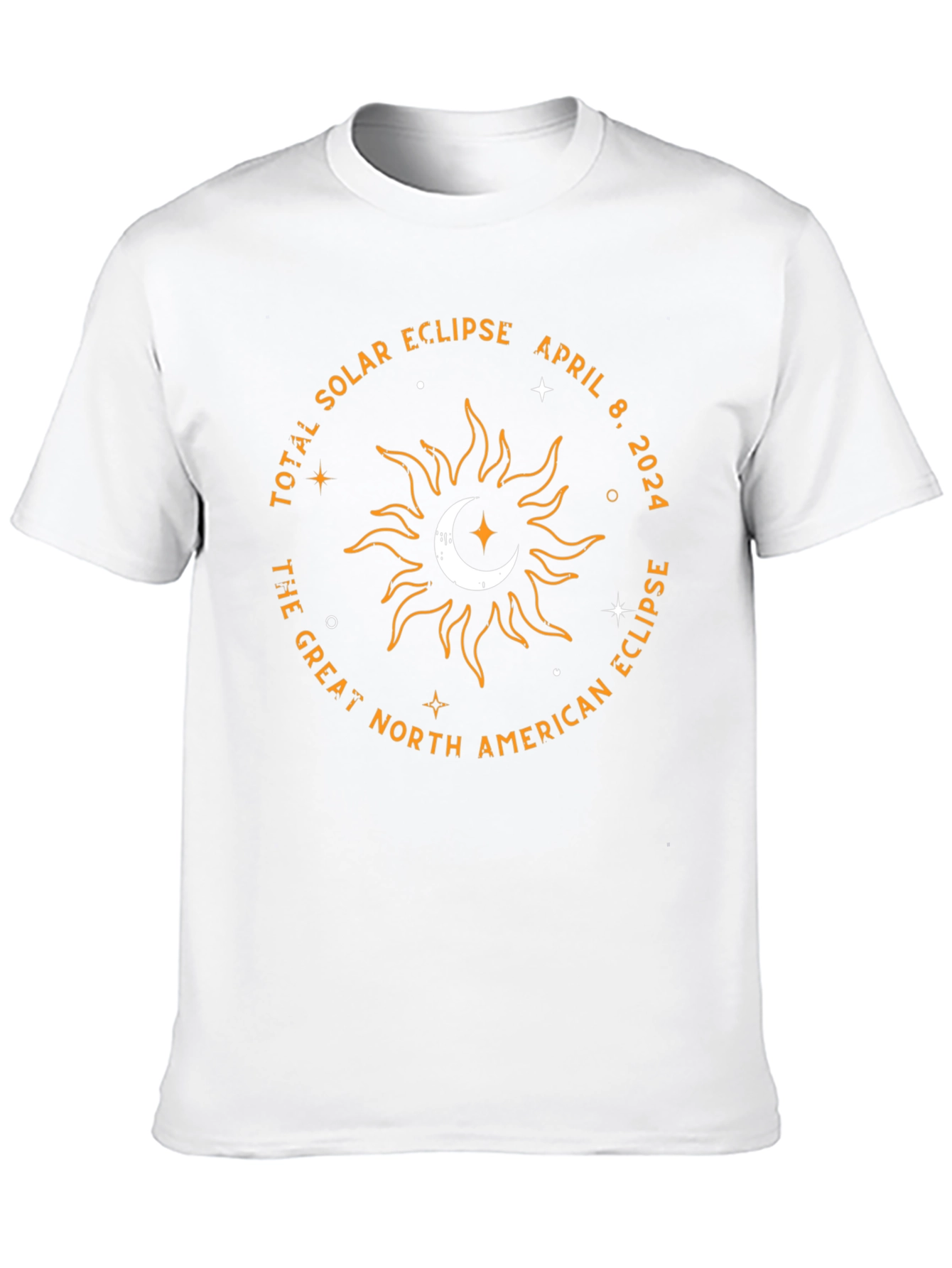Black Total Solar Eclipse April 8, 2024 T-Shirt view 10