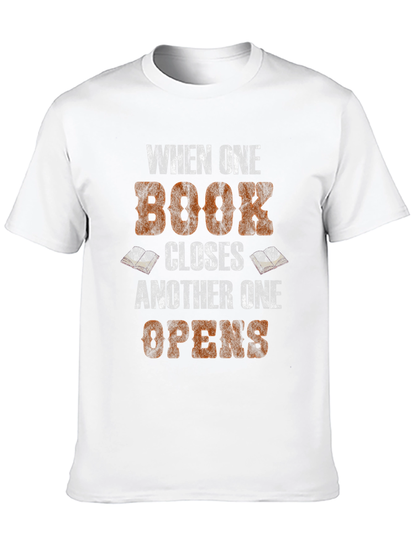 Black Book Lover T-Shirt - When One Book Closes... view 10