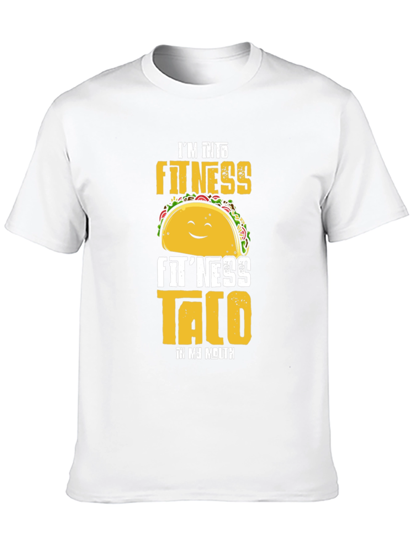 Black Funny Fitness Taco T-Shirt view 10