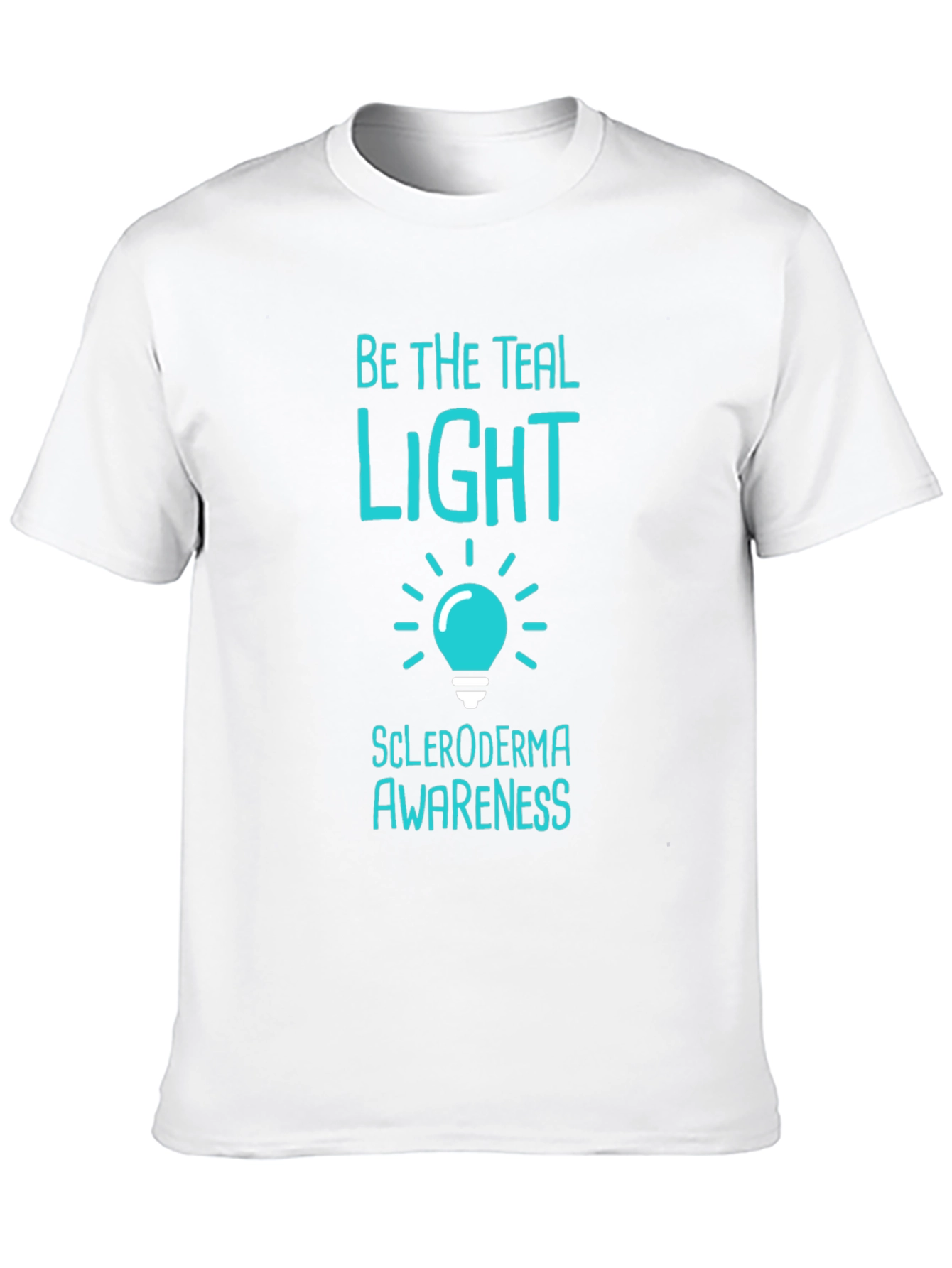 Black Be The Teal Light Scleroderma Awareness T-Shirt view 10
