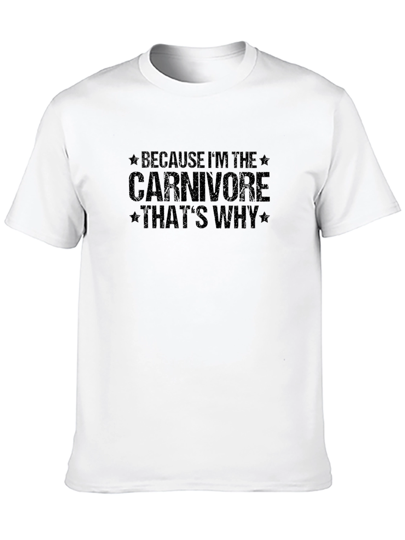 Black Carnivore Graphic Tee - Men's Black T-Shirt view 10