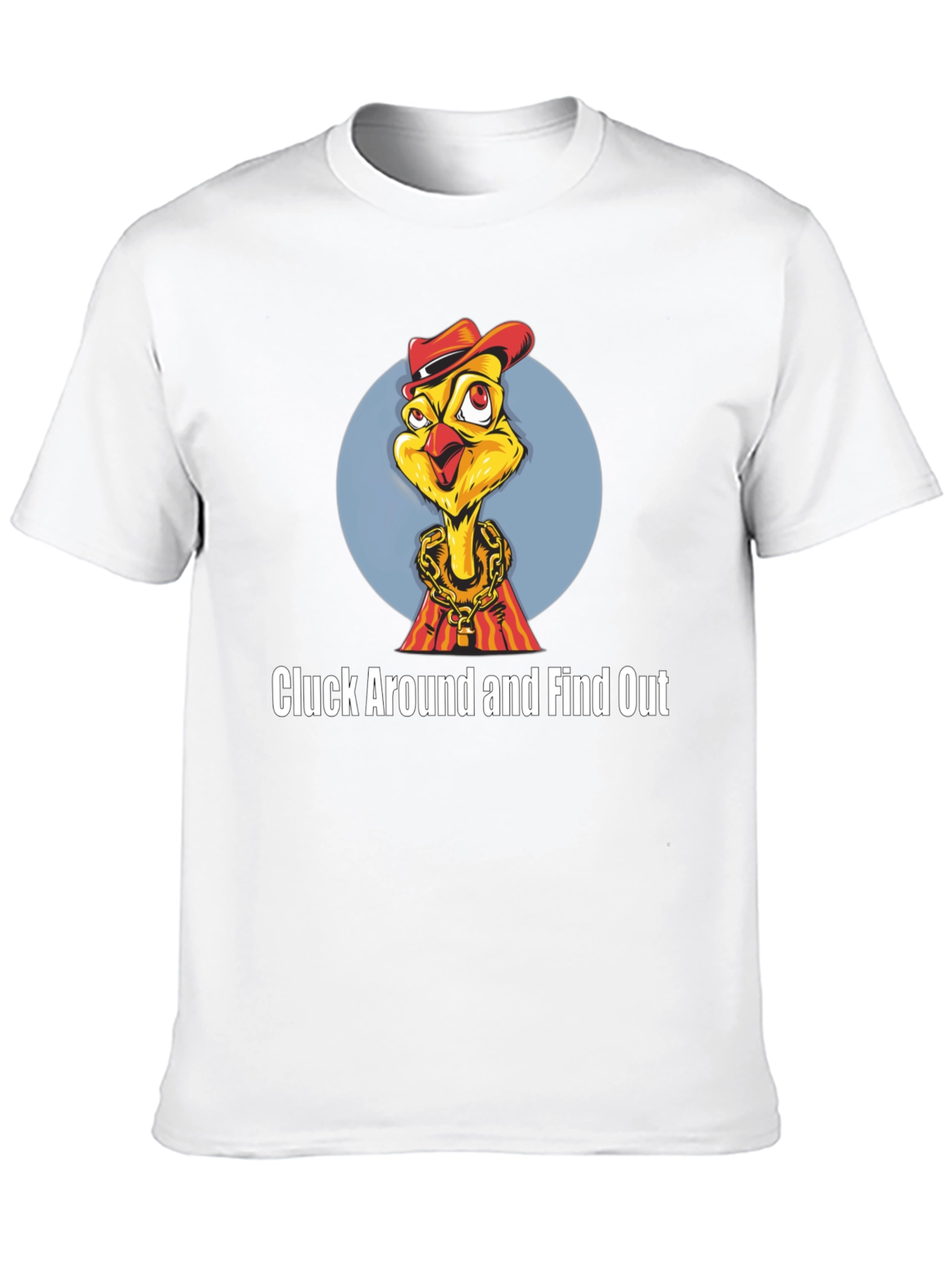 Black Cluck Around Chicken T-Shirt view 10