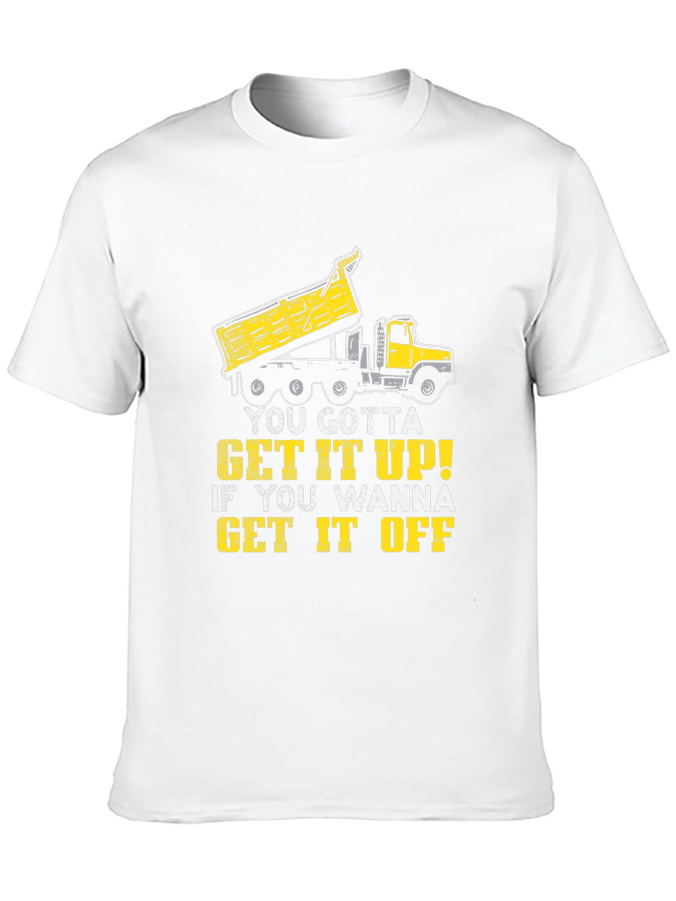Black Construction Truck T-Shirt view 10