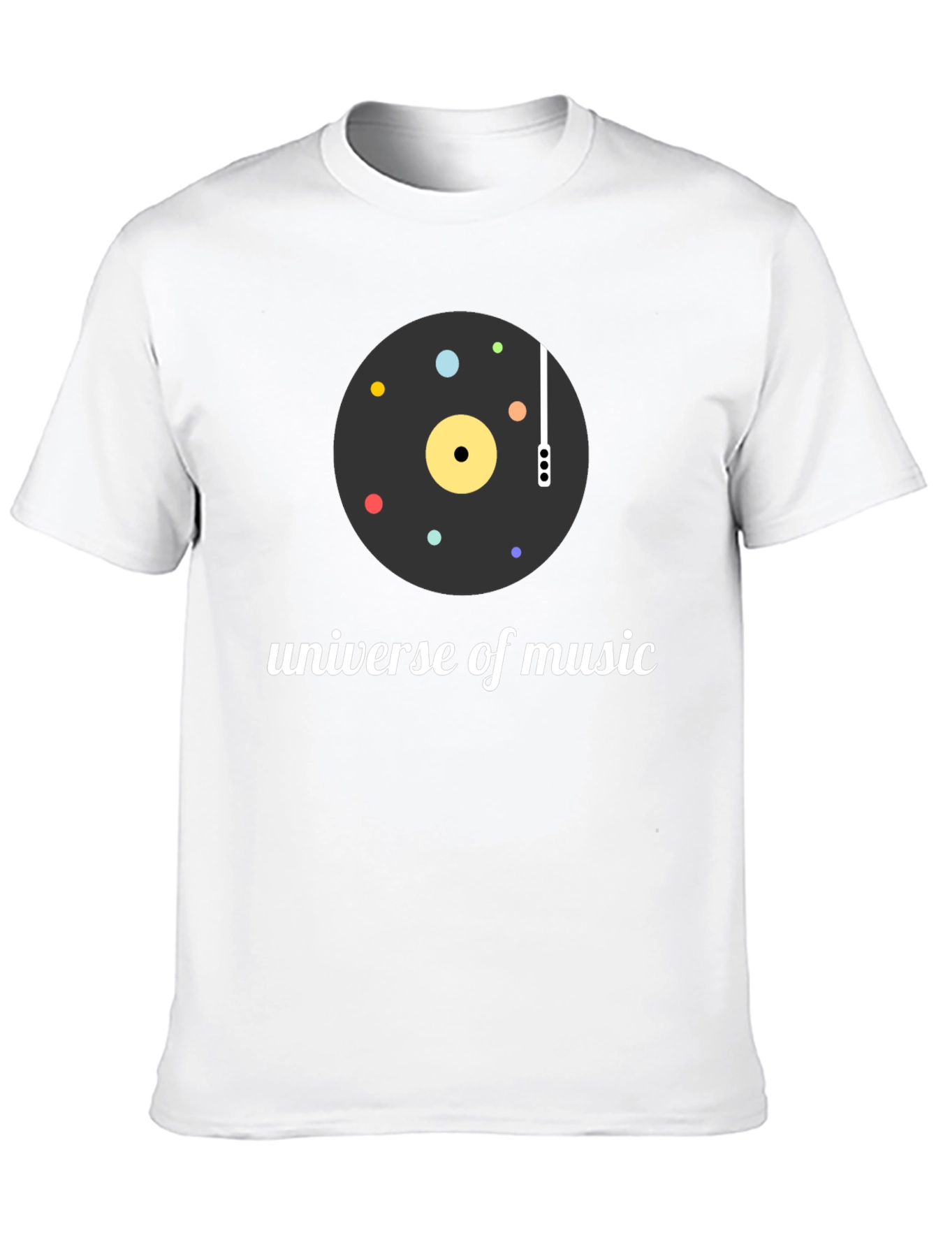 Universe of Music Black Graphic Tee - 10