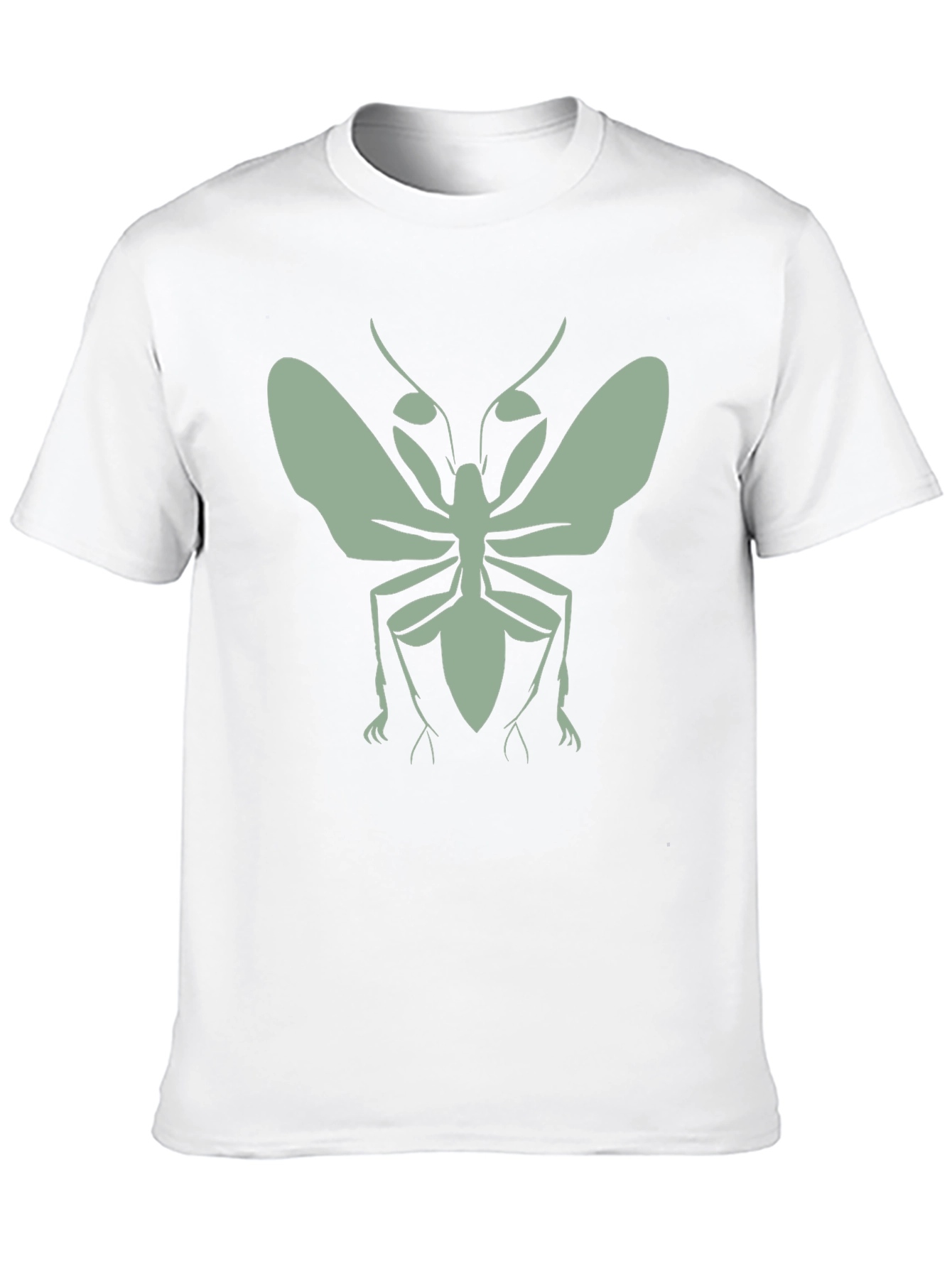 Black Insect Graphic Tee - Black Cotton T-Shirt view 10