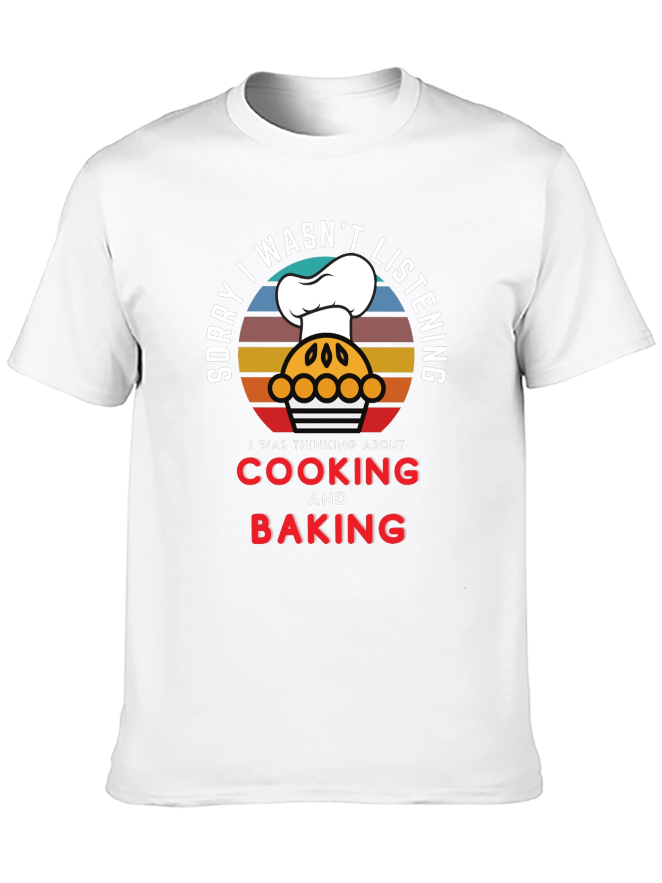 Black Cooking & Baking T-Shirt, Funny Chef Tee view 10