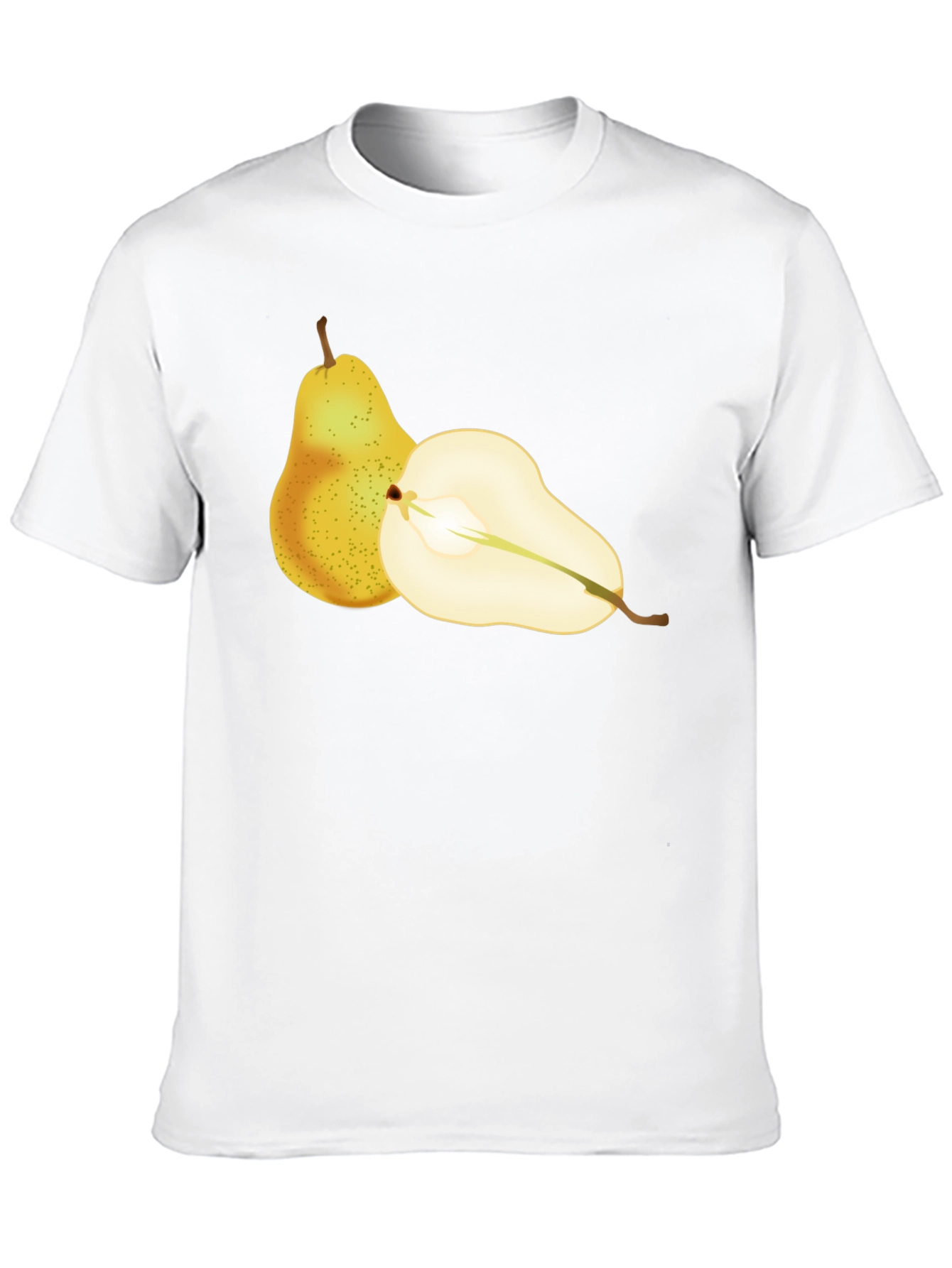 Black Pear Graphic T-Shirt - Fresh Fruit Design view 10