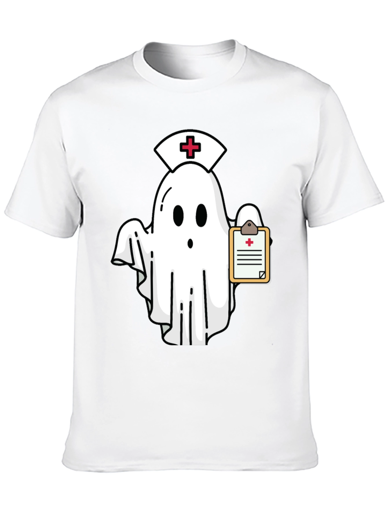 Black Nurse Ghost T-Shirt view 10