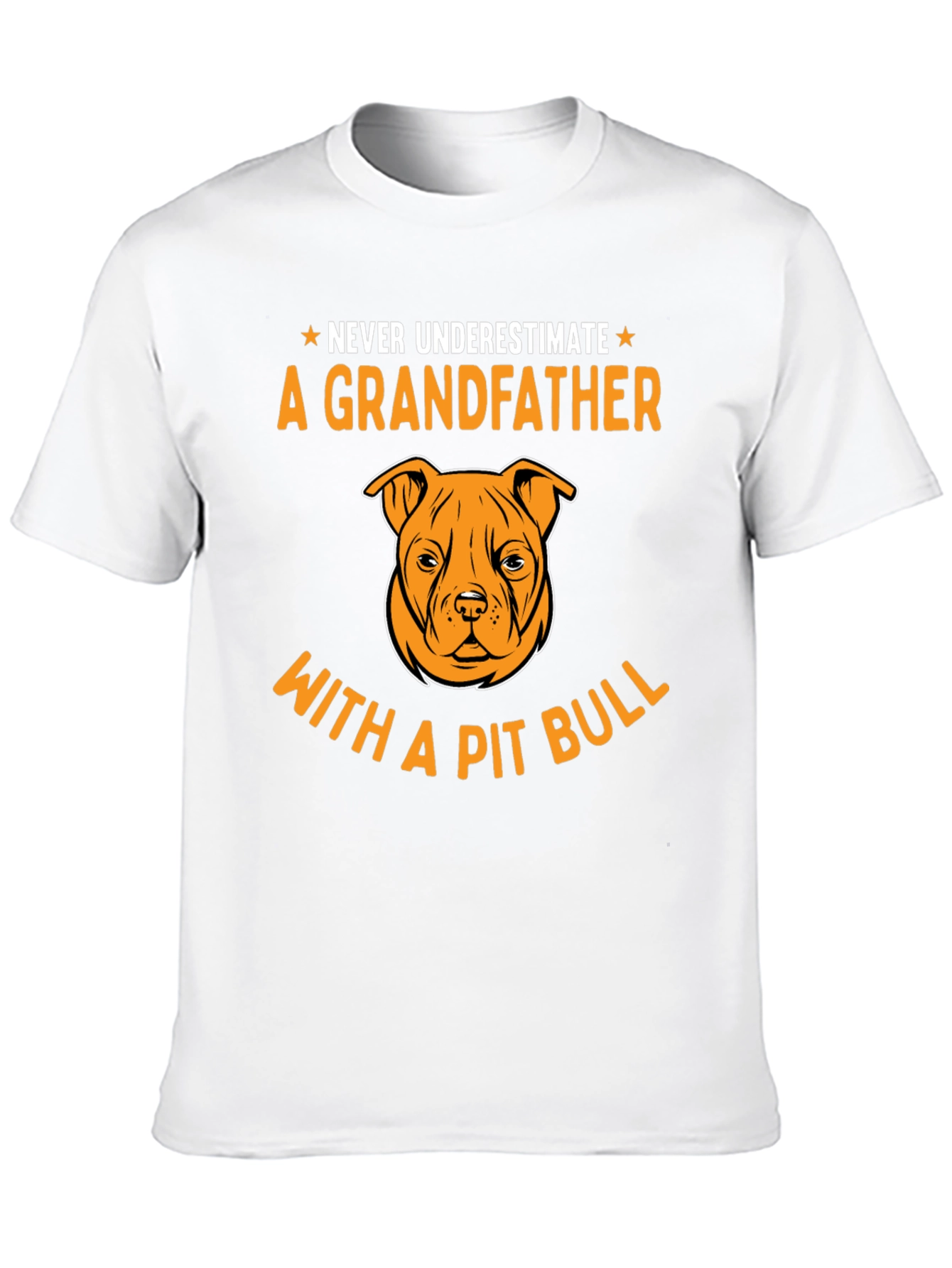 Black Grandfather Pit Bull T-Shirt view 10