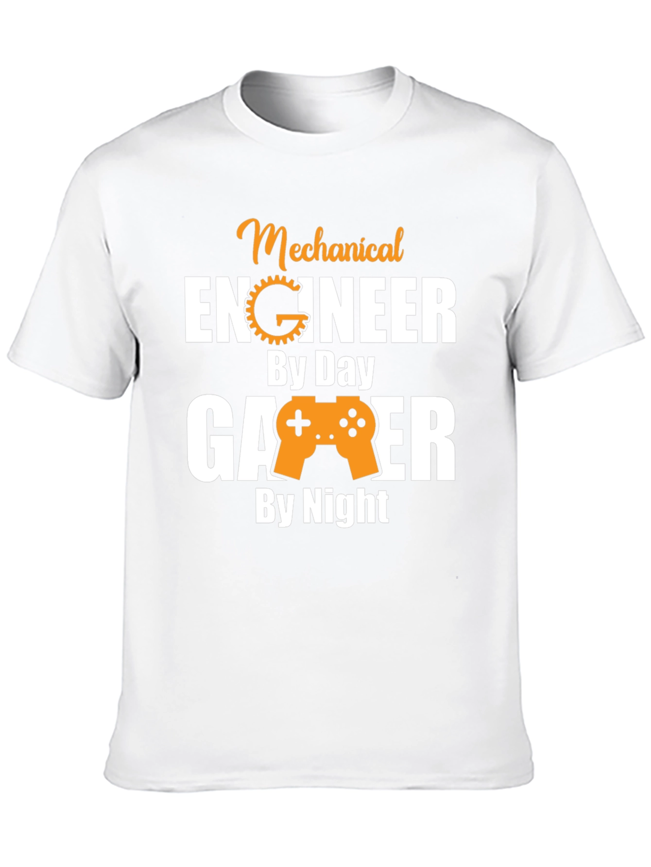 Black Mechanical Engineer Gamer T-Shirt - Black view 10