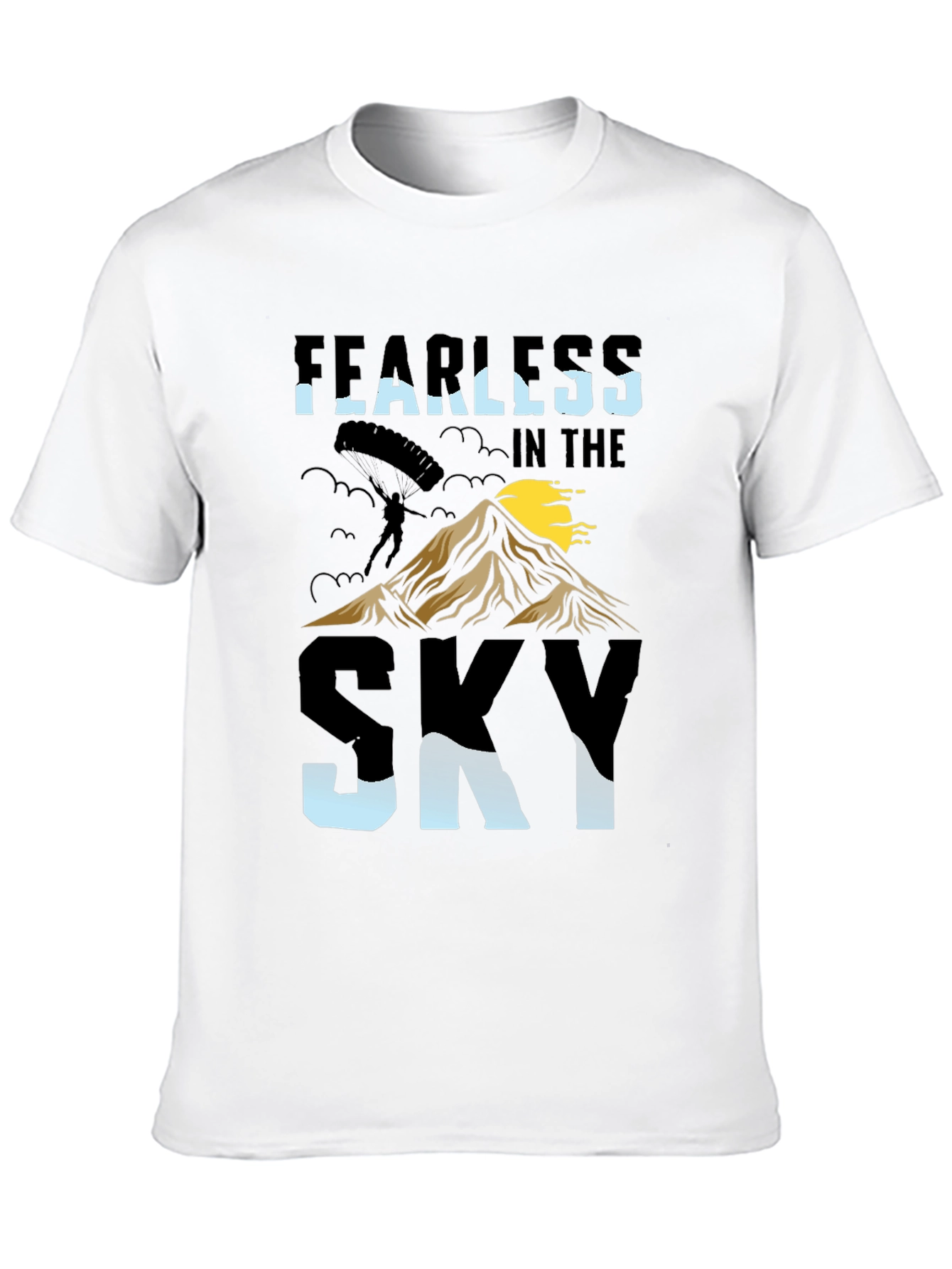 Black Fearless in the Sky T-Shirt view 10